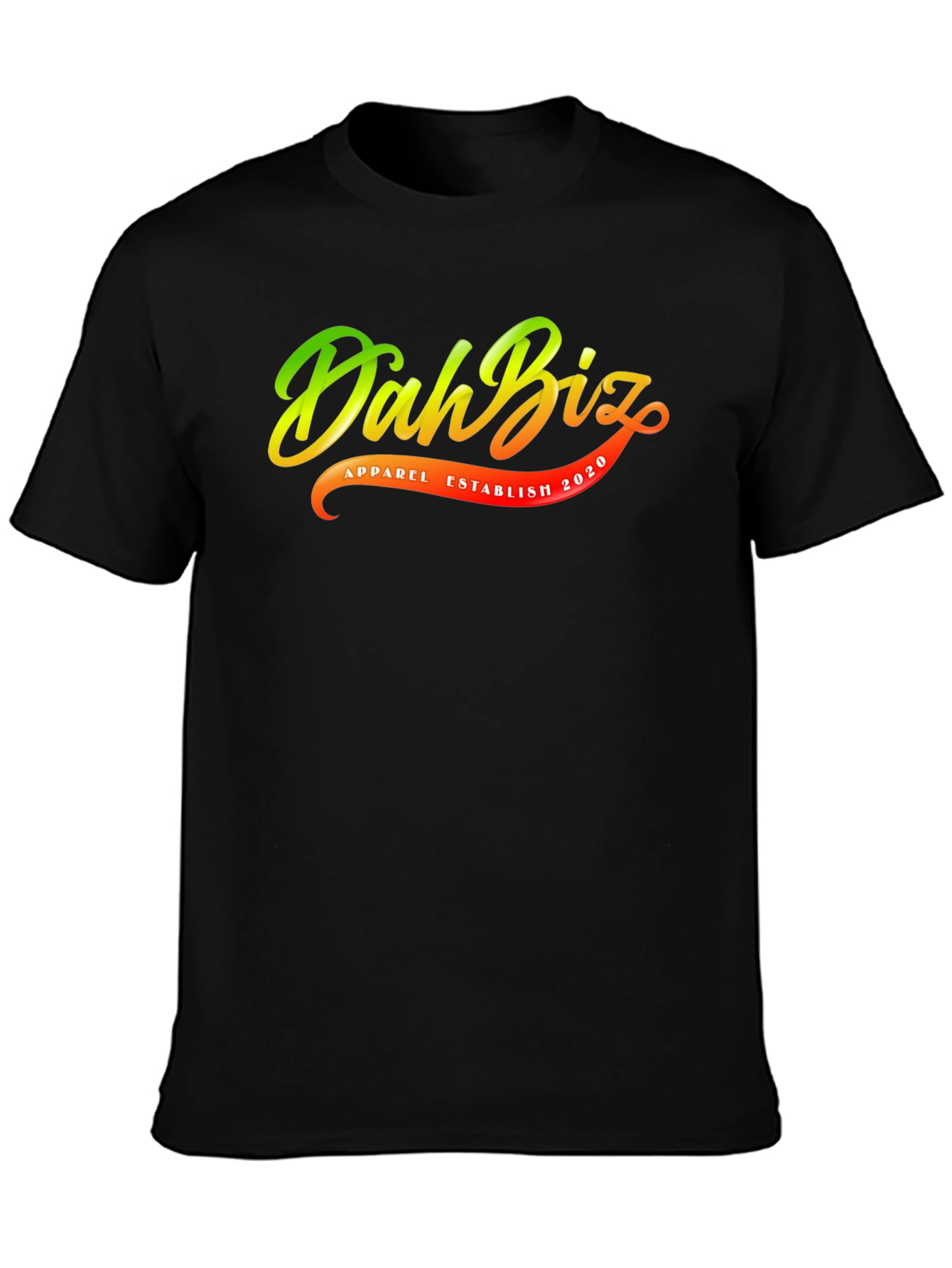 Dah Biz Apparel Black T-Shirt - Established 2020
