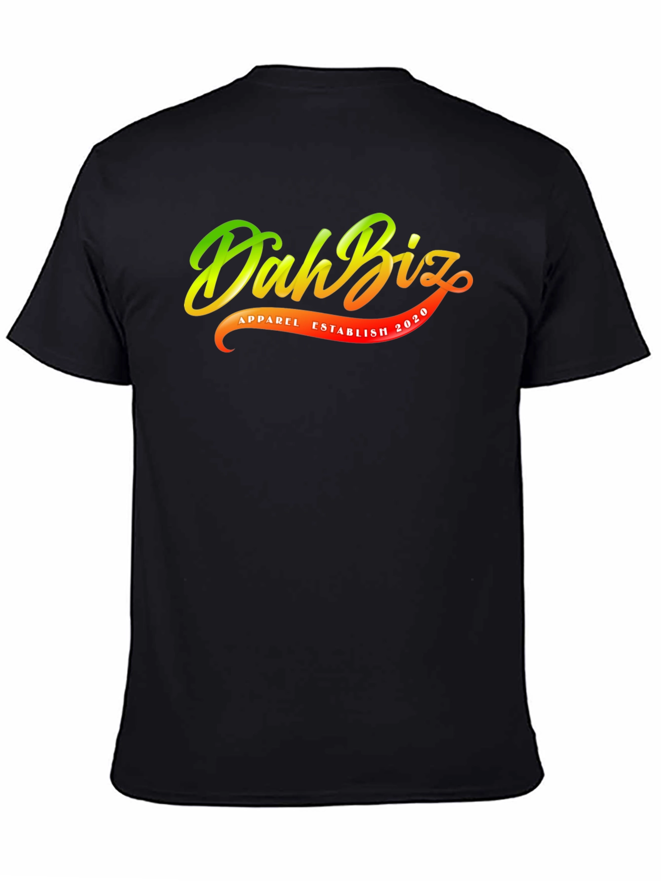 Dah Biz Apparel Black T-Shirt - Established 2020