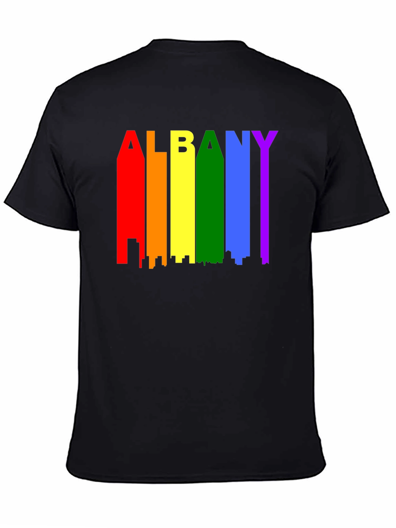 Albany Pride Rainbow Graphic Tee