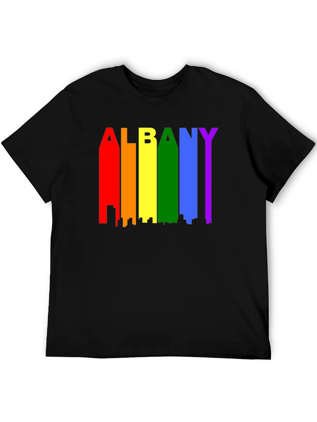 Albany Pride Rainbow Graphic Tee