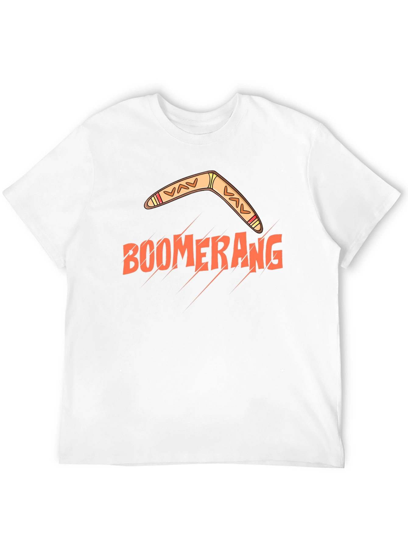 Boomerang Graphic T-Shirt - Black Cotton Tee
