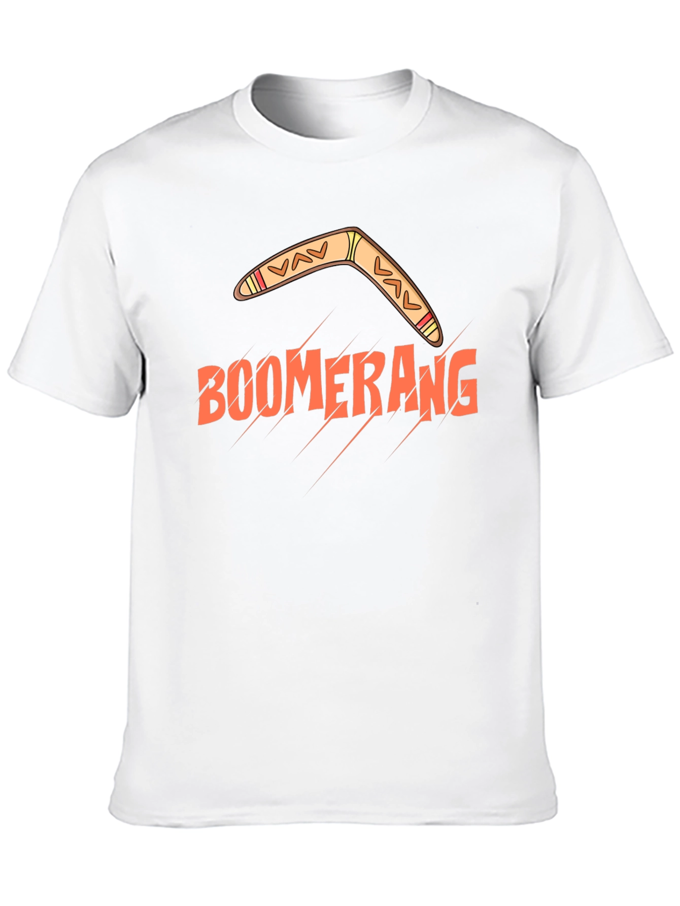 Boomerang Graphic T-Shirt - Black Cotton Tee