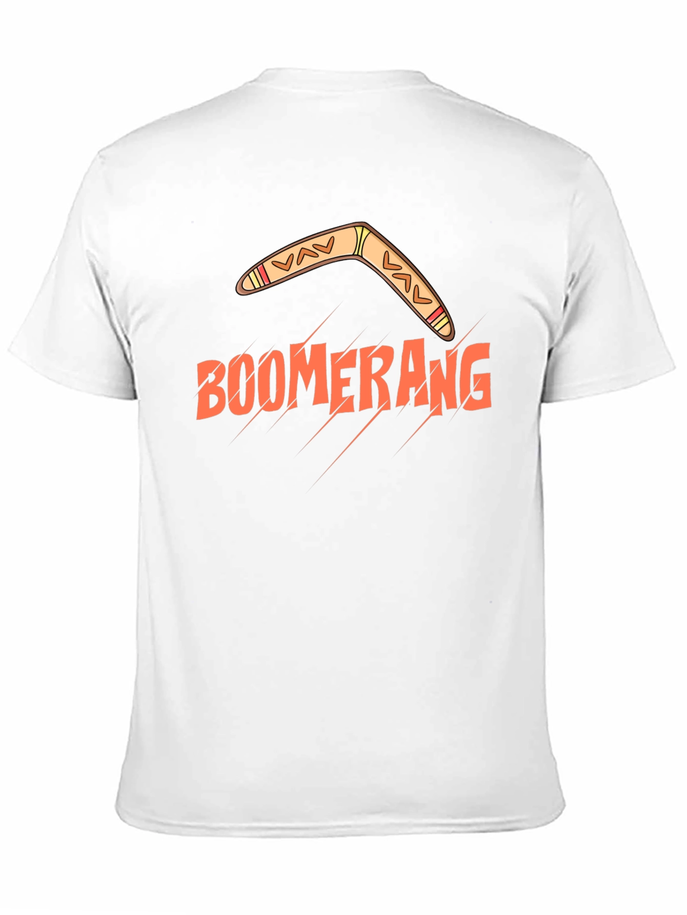 Boomerang Graphic T-Shirt - Black Cotton Tee