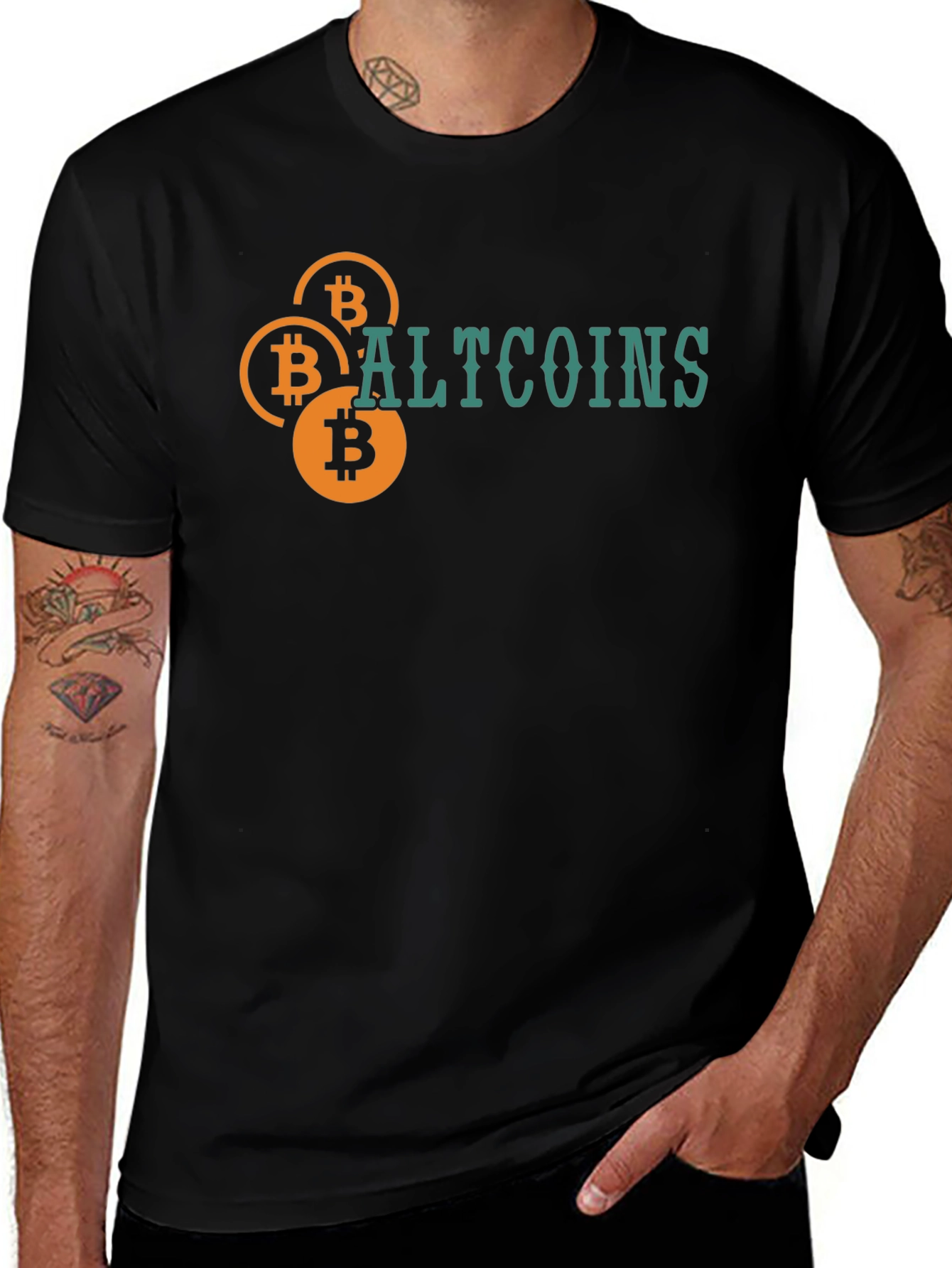 Crypto Altcoins Bitcoin Graphic T-Shirt