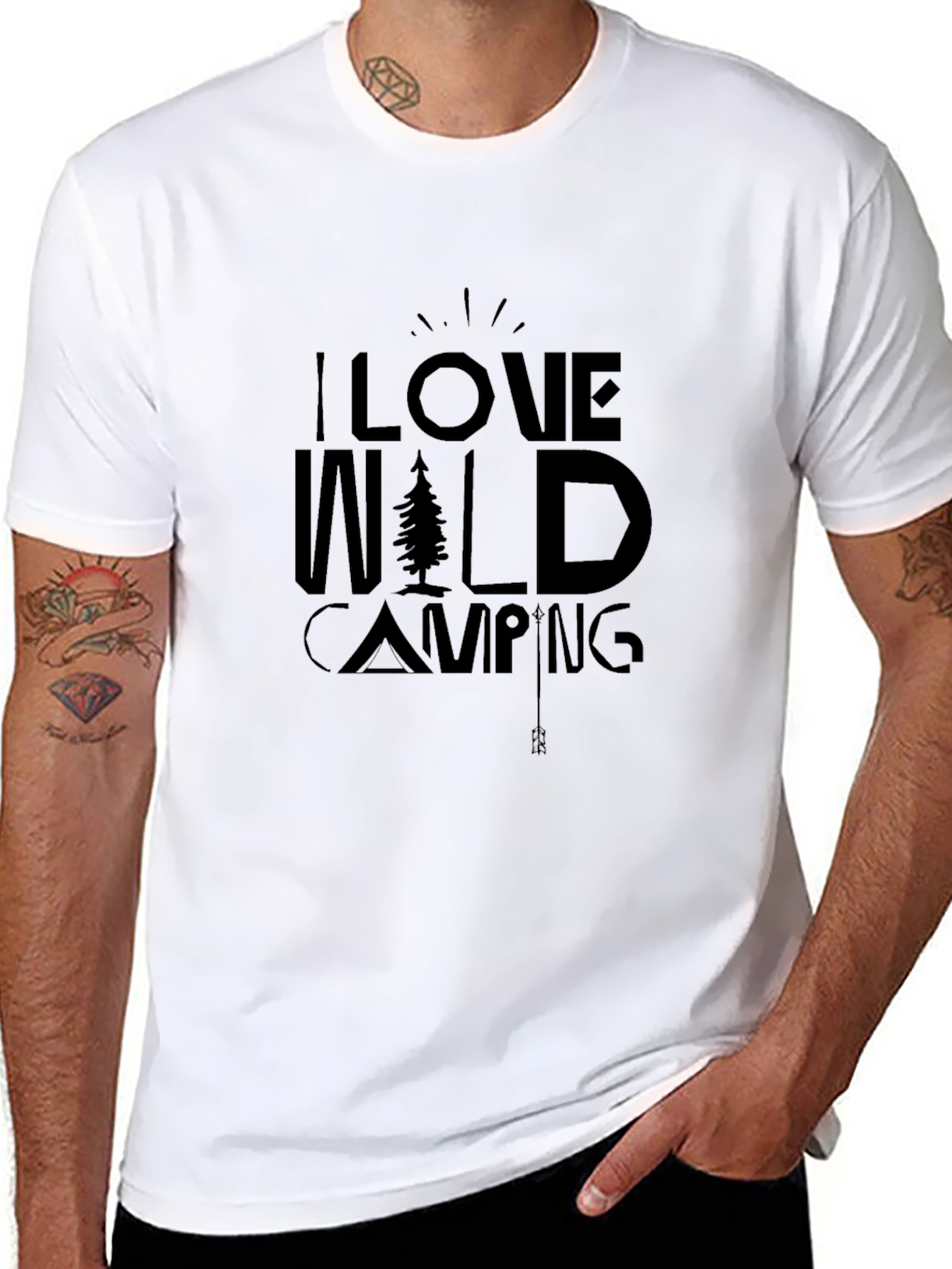 Wild Camping Graphic Tee