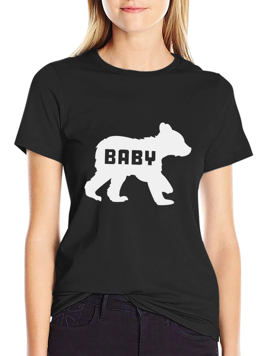 Baby Bear Graphic Tee - Cute Animal Design