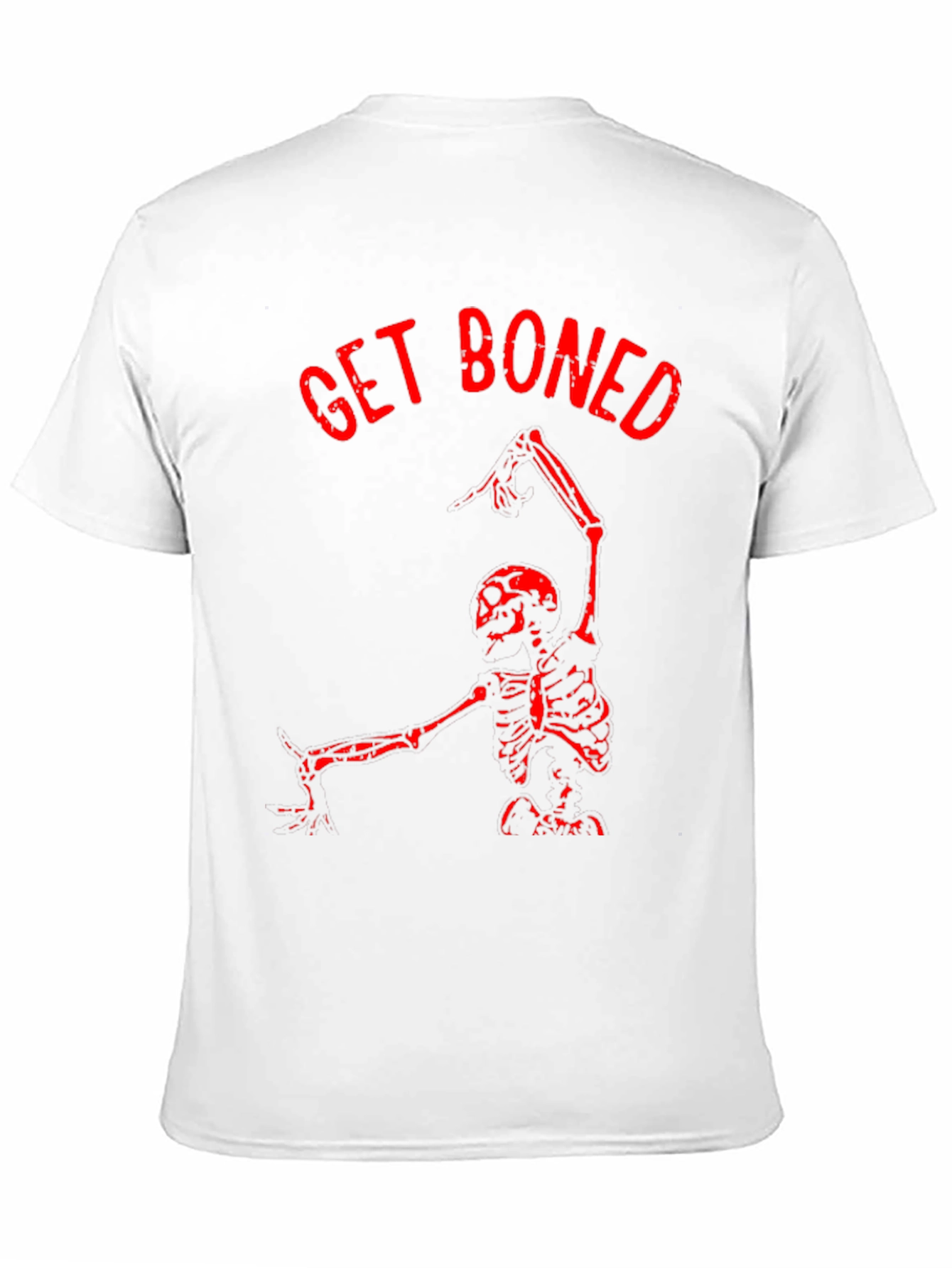 Get Boned Skeleton Graphic T-Shirt - Black
