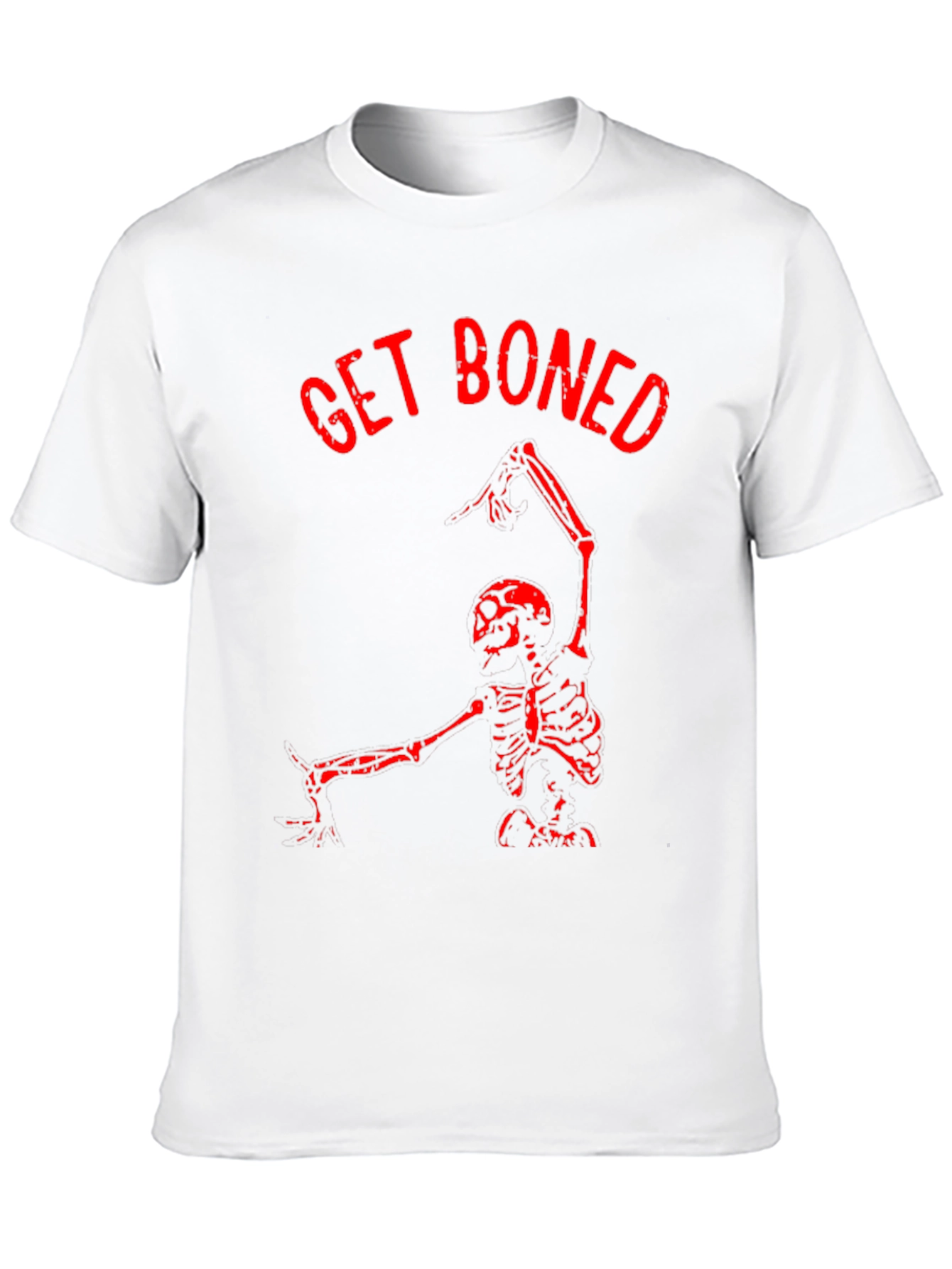 Get Boned Skeleton Graphic T-Shirt - Black