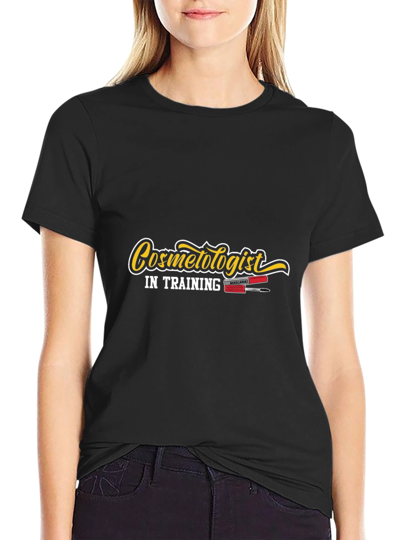 Cosmetologist In Training T-Shirt - Stylish Black Tee