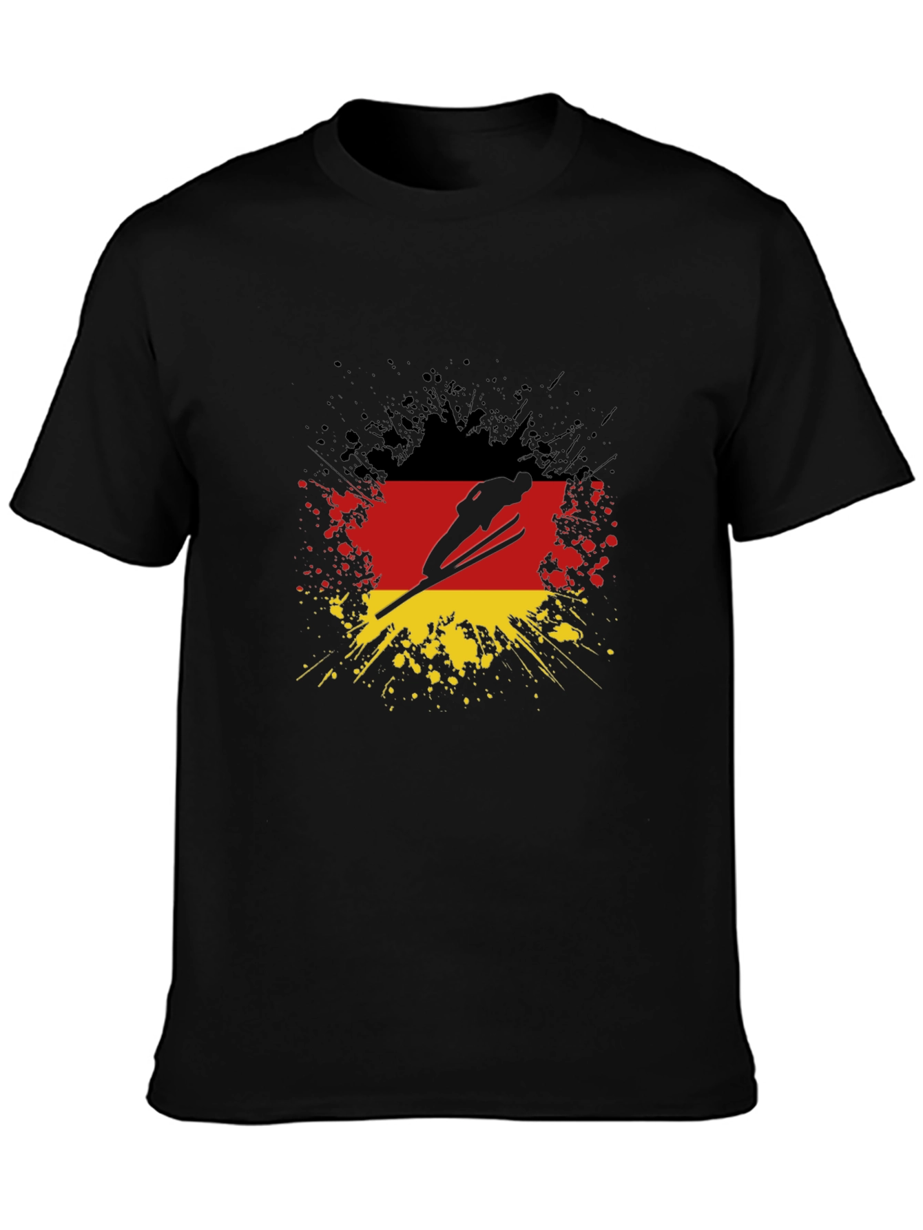 Germany Flag Ski Jumper T-Shirt