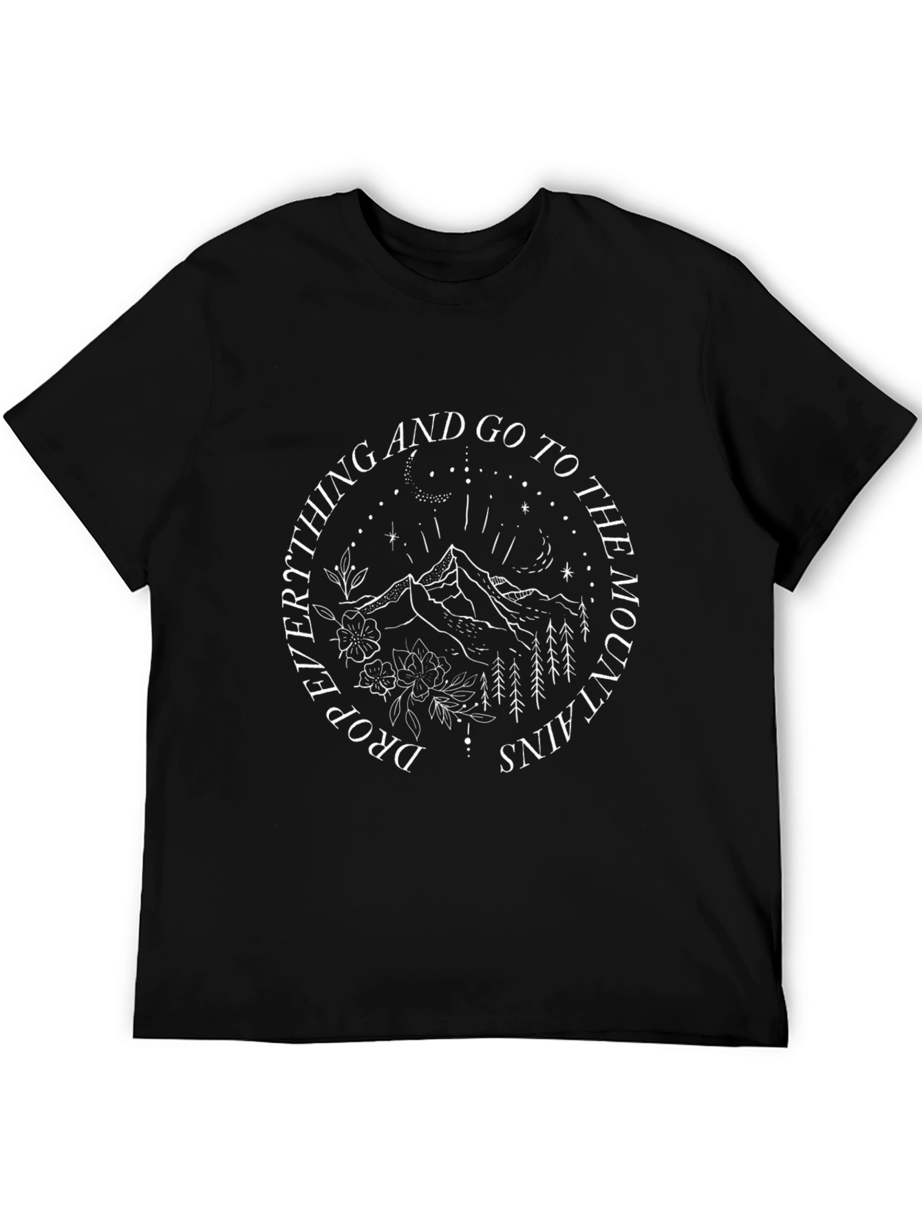 Drop Everything Mountains Graphic Tee