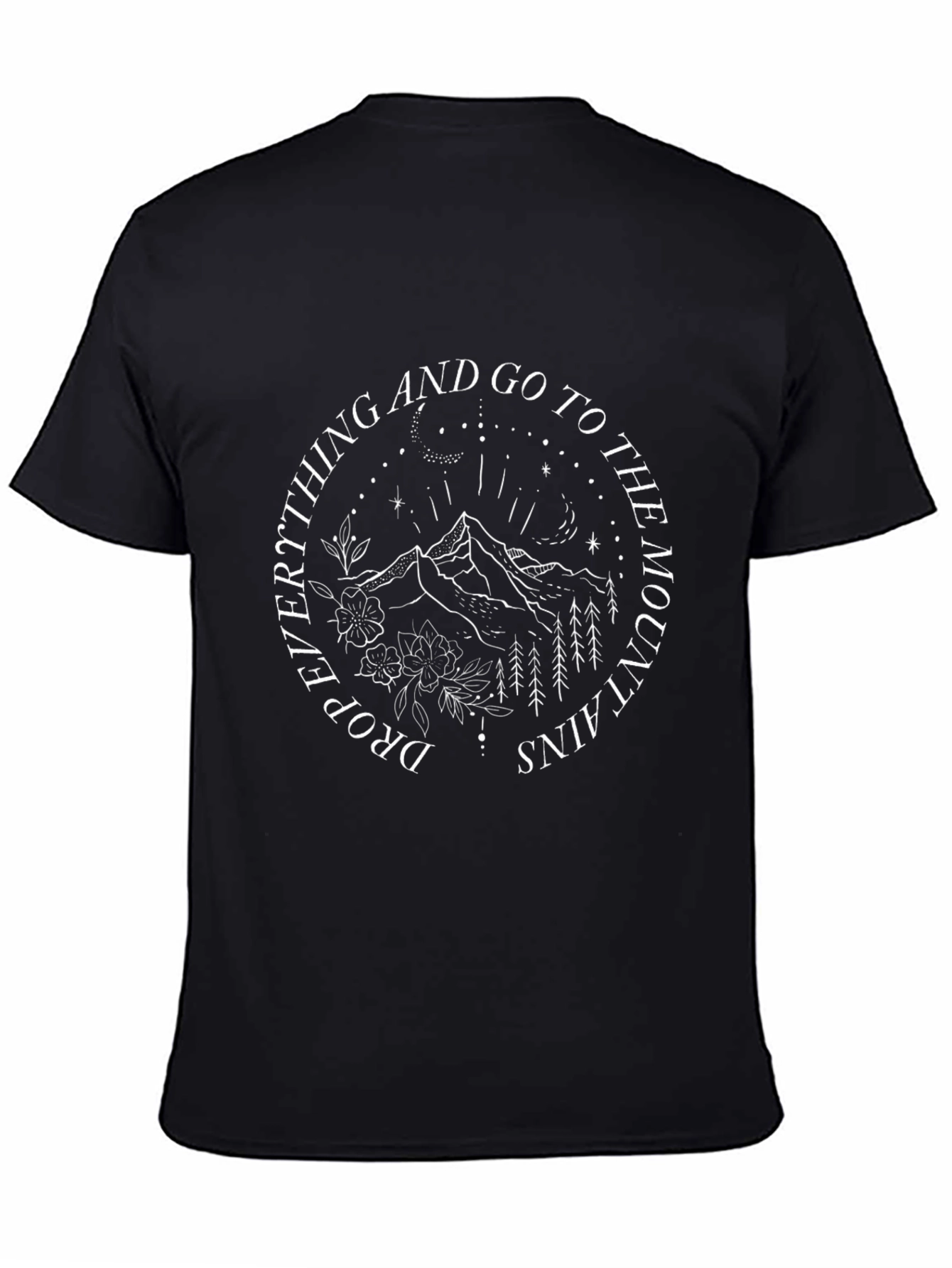 Drop Everything Mountains Graphic Tee