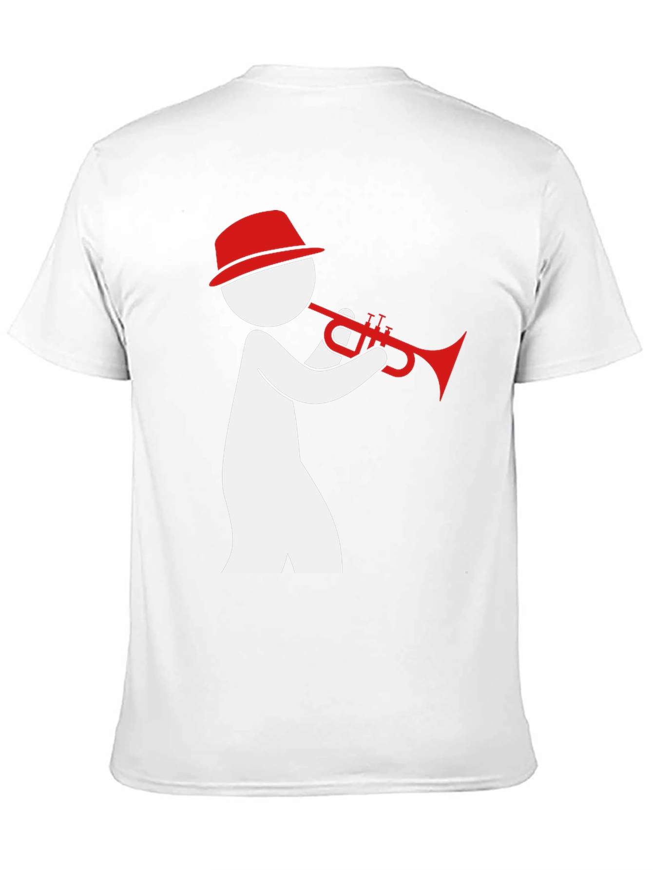 Jazz Trumpet Player Graphic Tee - Black