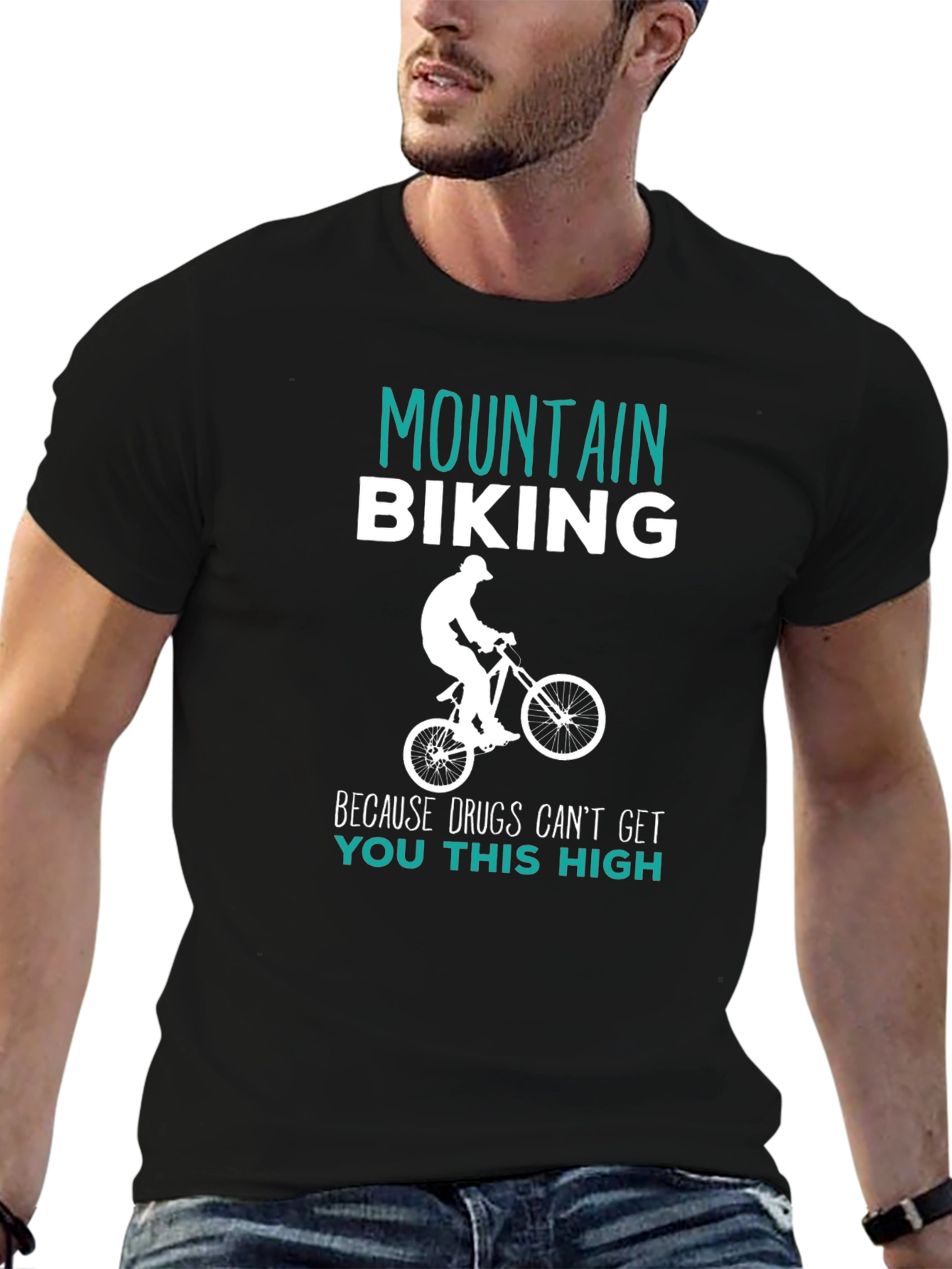 Mountain Biking High T-Shirt
