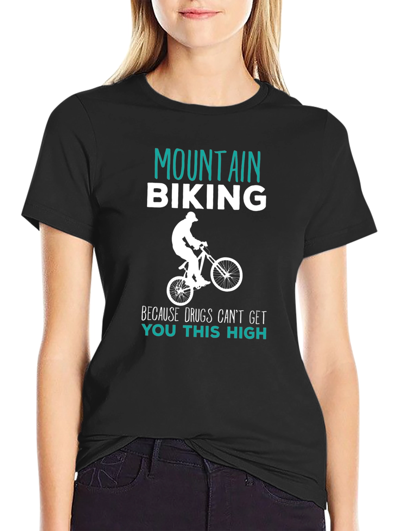 Mountain Biking High T-Shirt