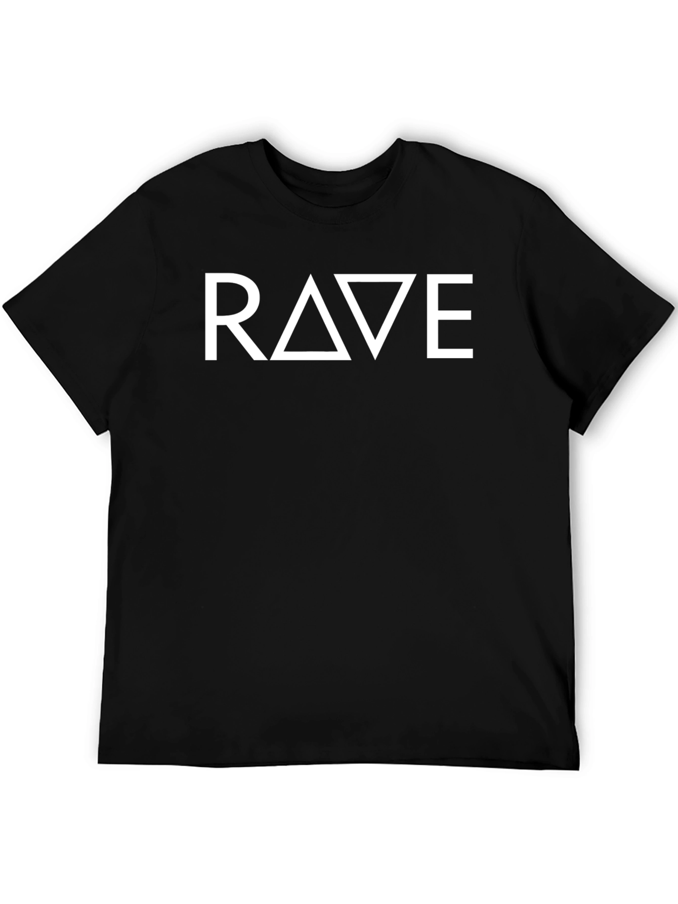 Rave Graphic T-Shirt - Stylish Crew Neck Tee