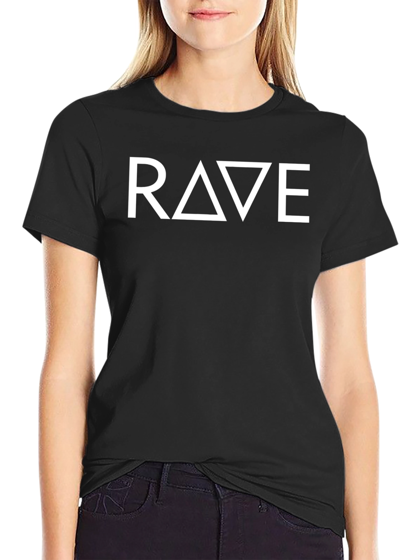 Rave Graphic T-Shirt - Stylish Crew Neck Tee