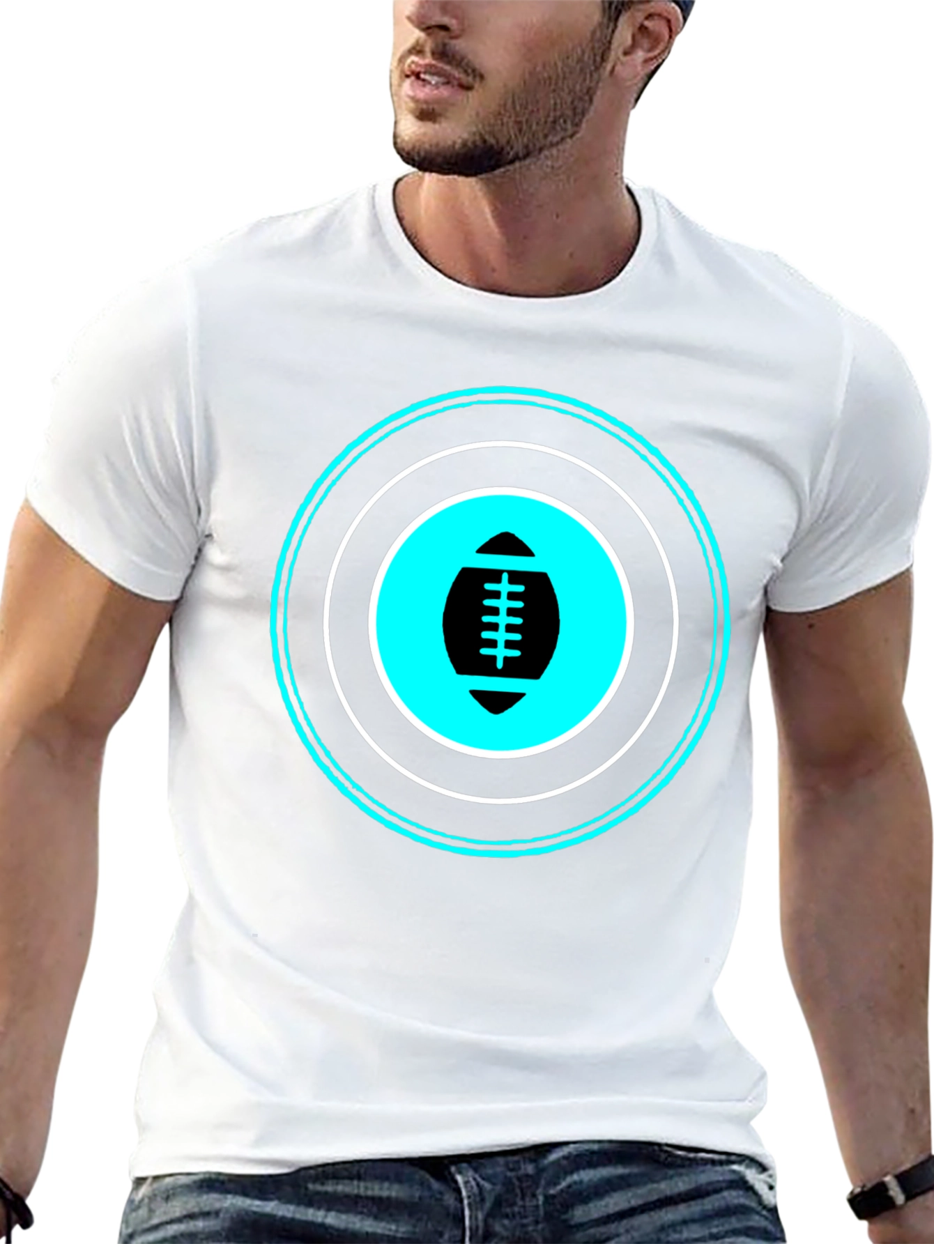 Football Target T-Shirt - Stylish Sportswear