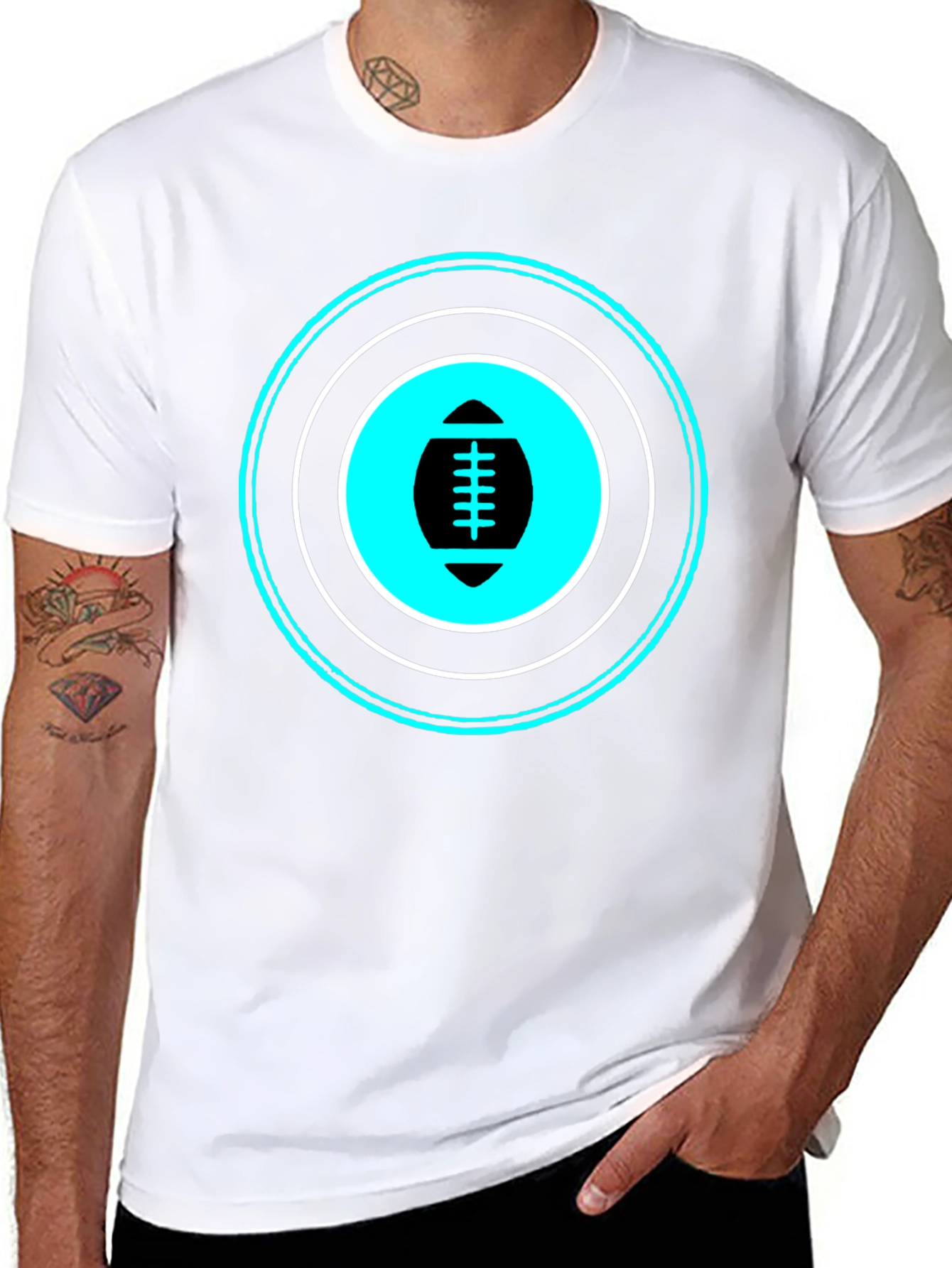Football Target T-Shirt - Stylish Sportswear