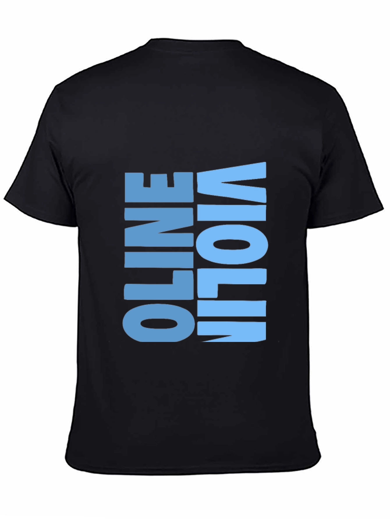 Online Violinist Black T-Shirt