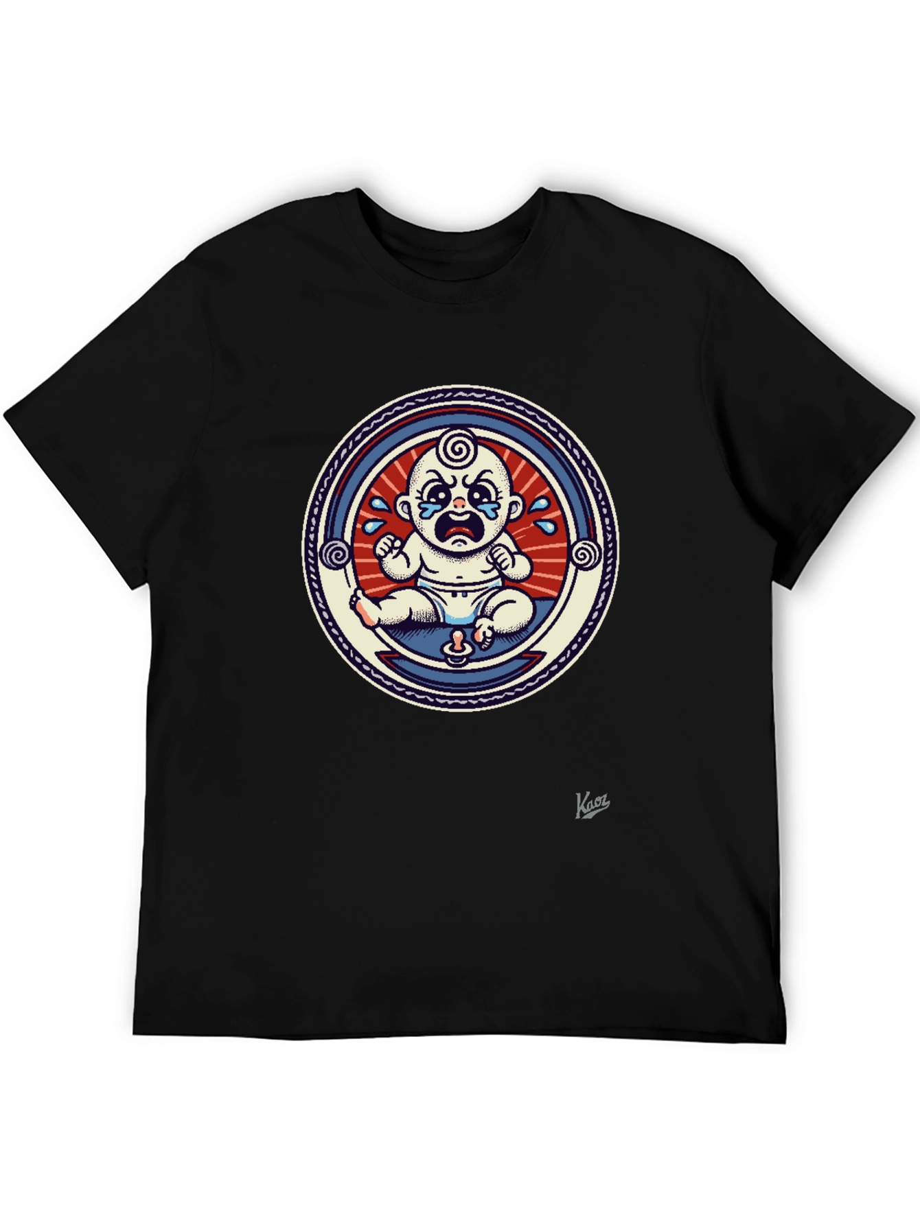 Crying Baby Graphic Tee - Unique Design
