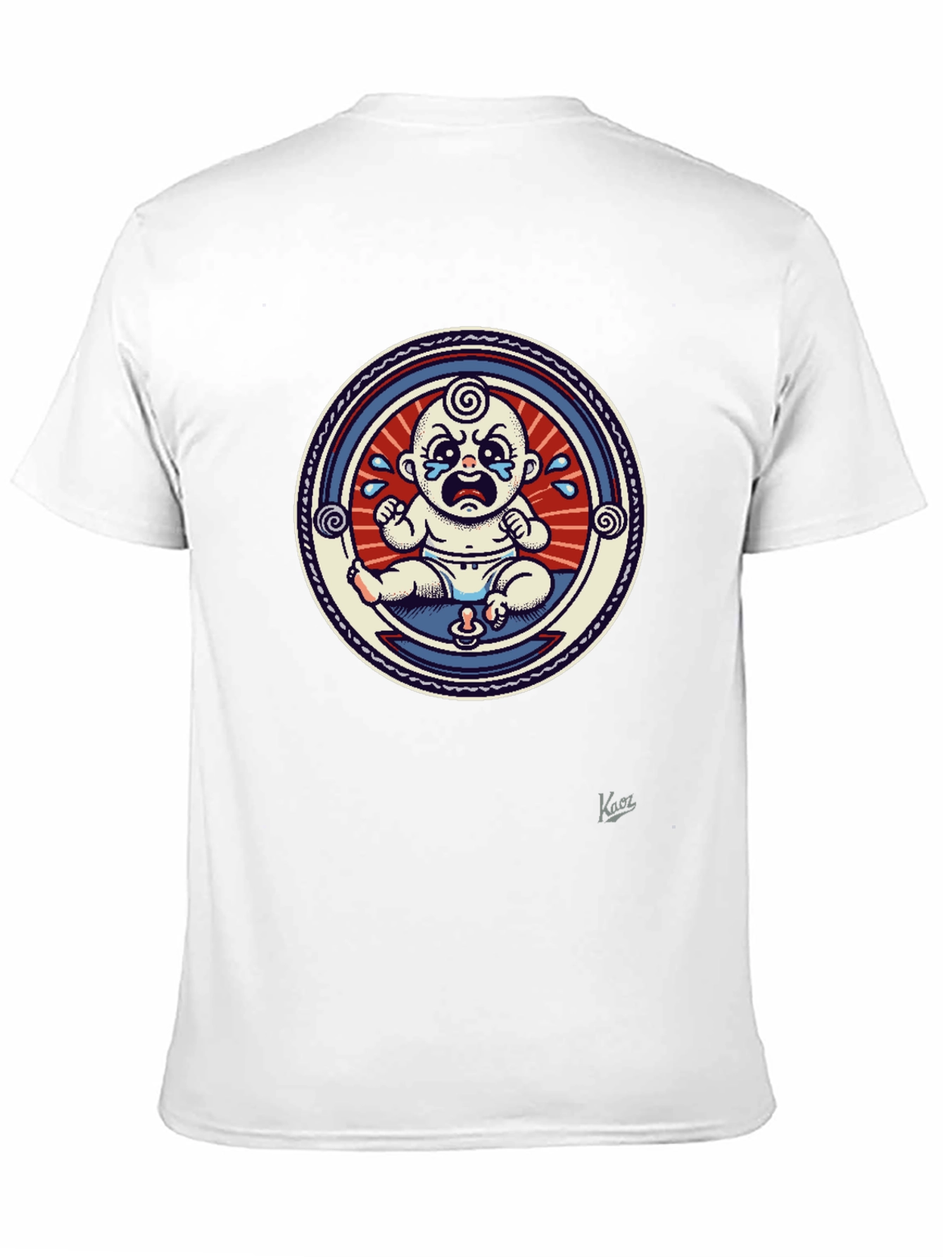 Crying Baby Graphic Tee - Unique Design