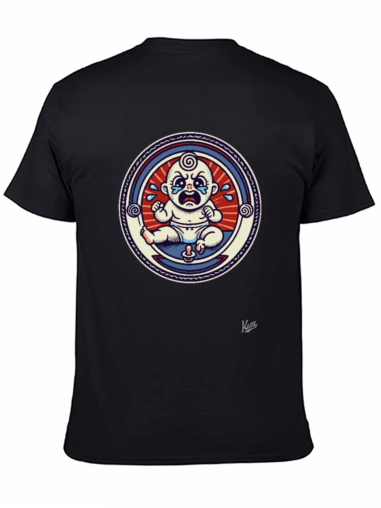 Crying Baby Graphic Tee - Unique Design