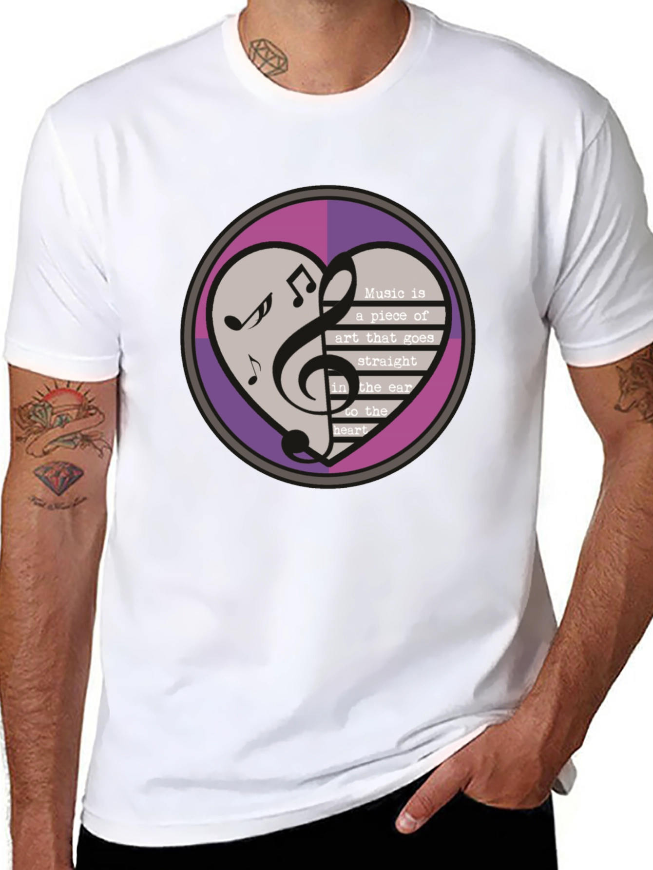 Musical Heart T-Shirt - Art to Heart