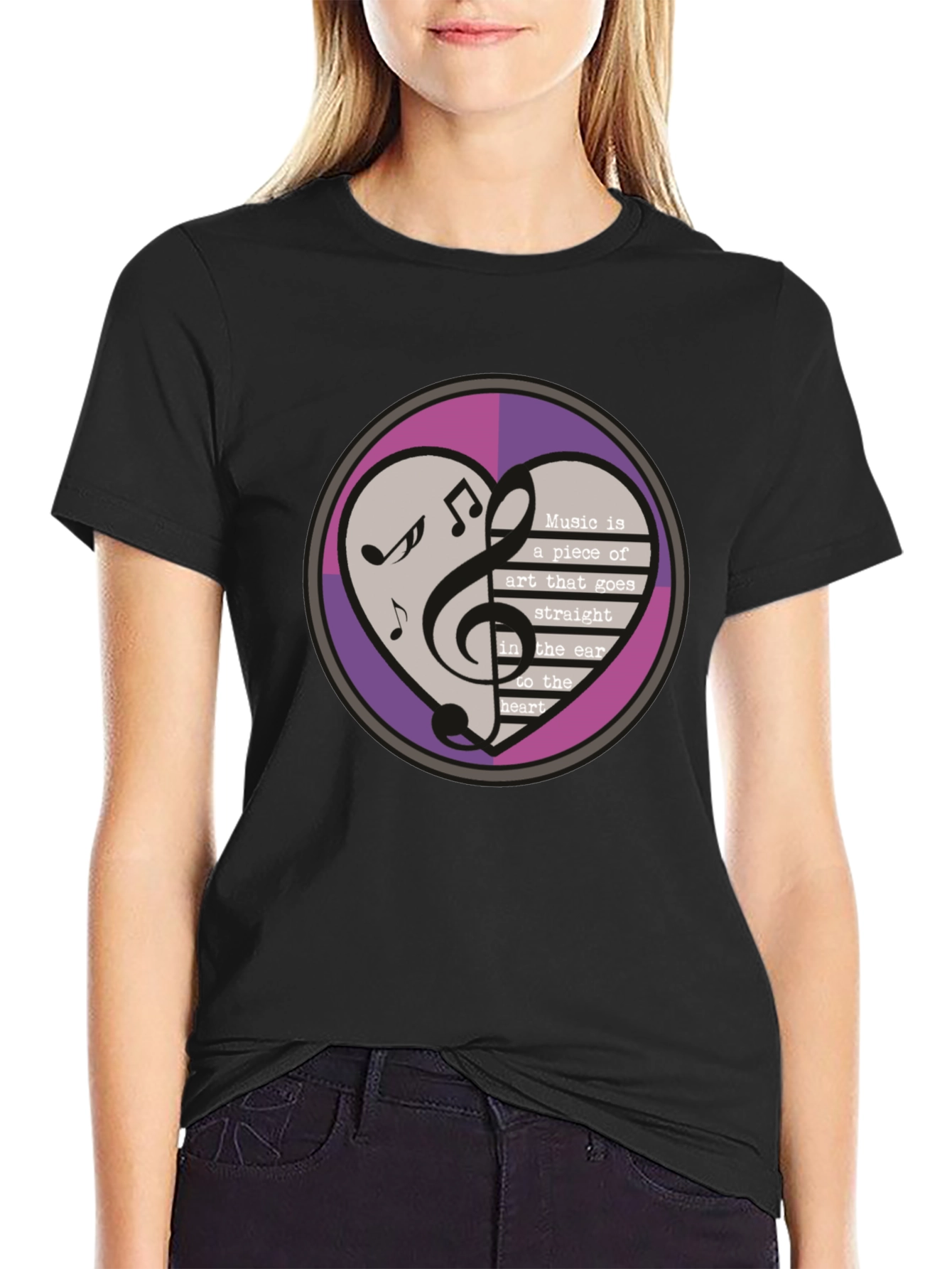 Musical Heart T-Shirt - Art to Heart
