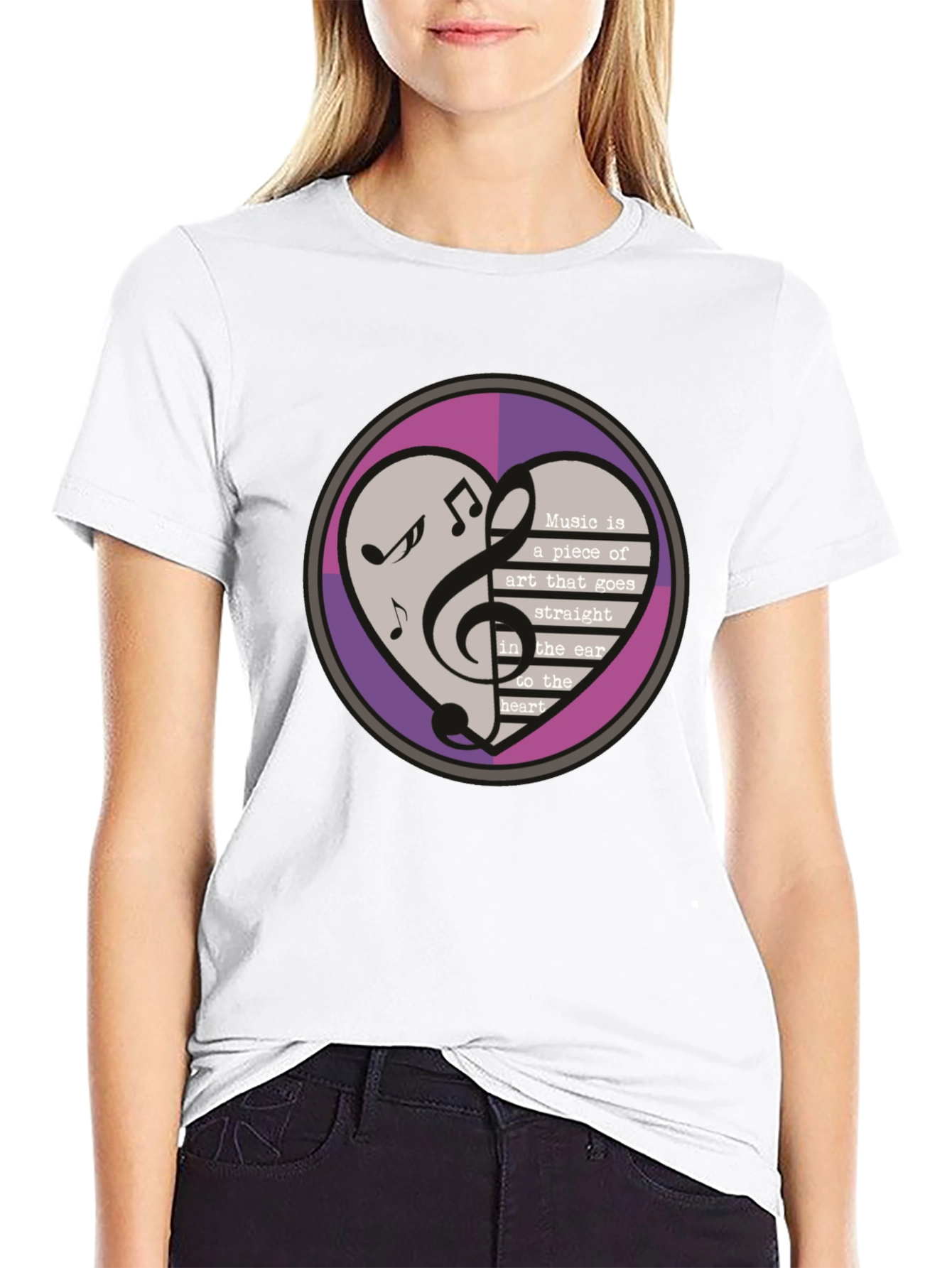 Musical Heart T-Shirt - Art to Heart