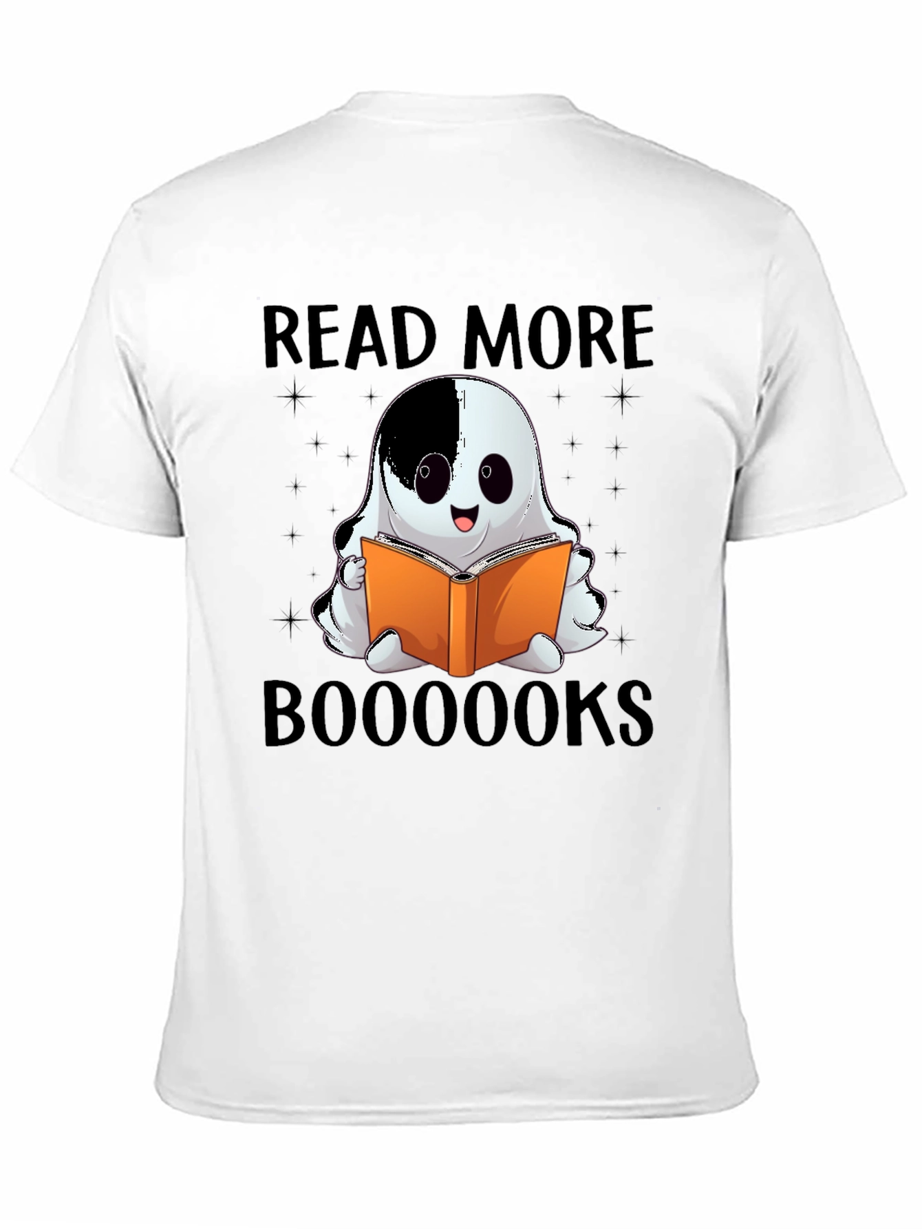 Read More Boooooks Halloween Ghost Reading T-Shirt