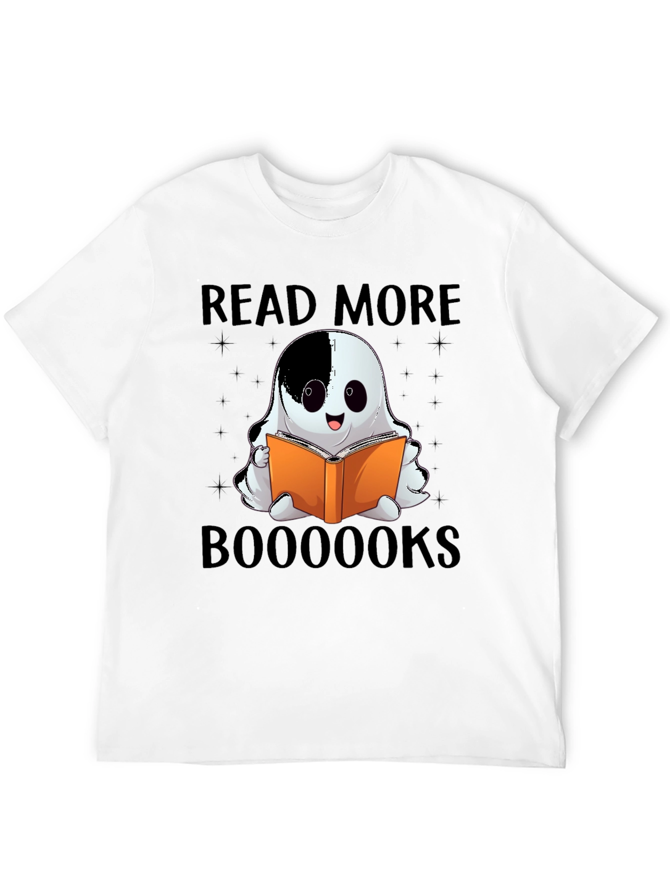 Read More Boooooks Halloween Ghost Reading T-Shirt