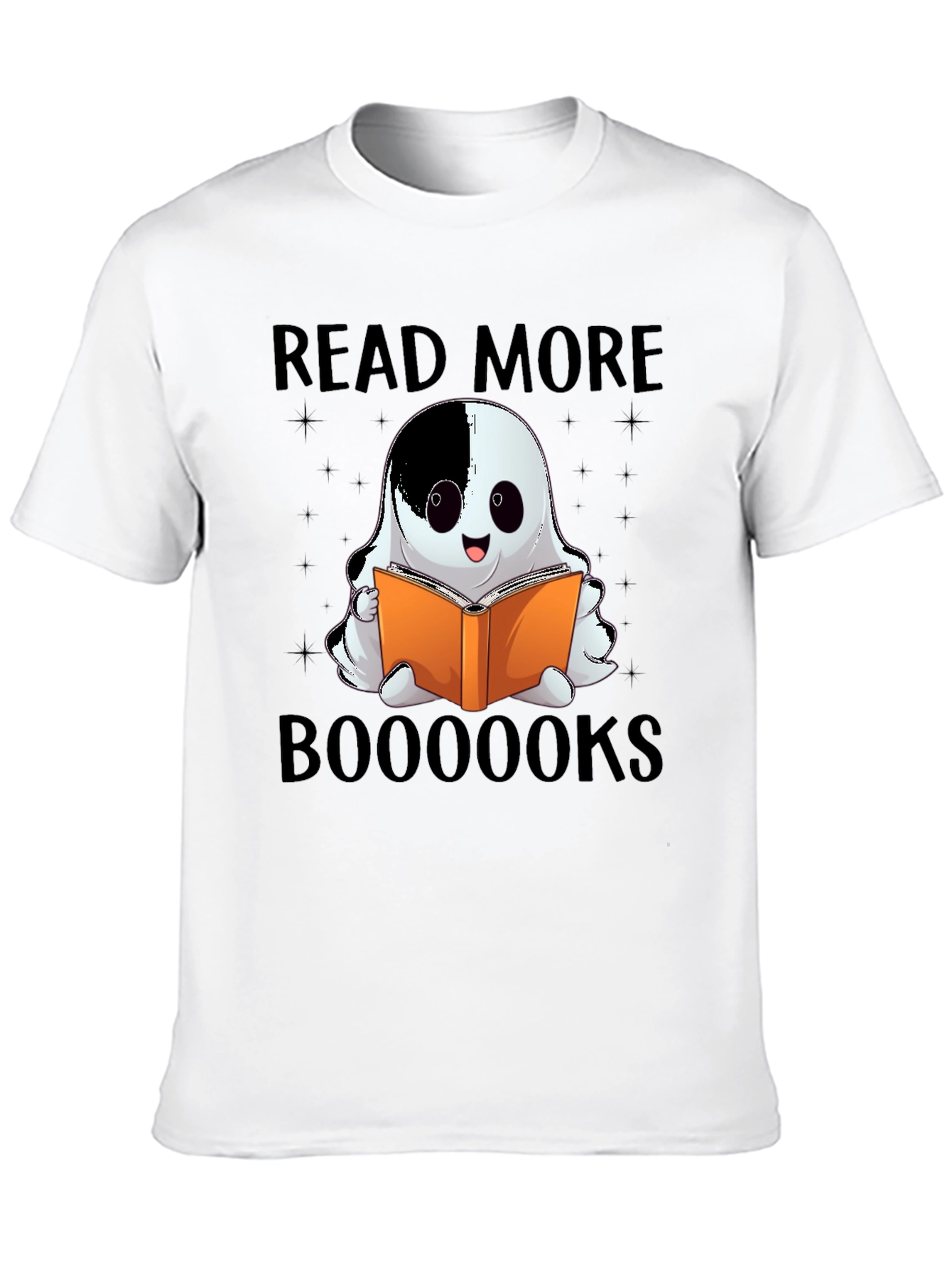 Read More Boooooks Halloween Ghost Reading T-Shirt