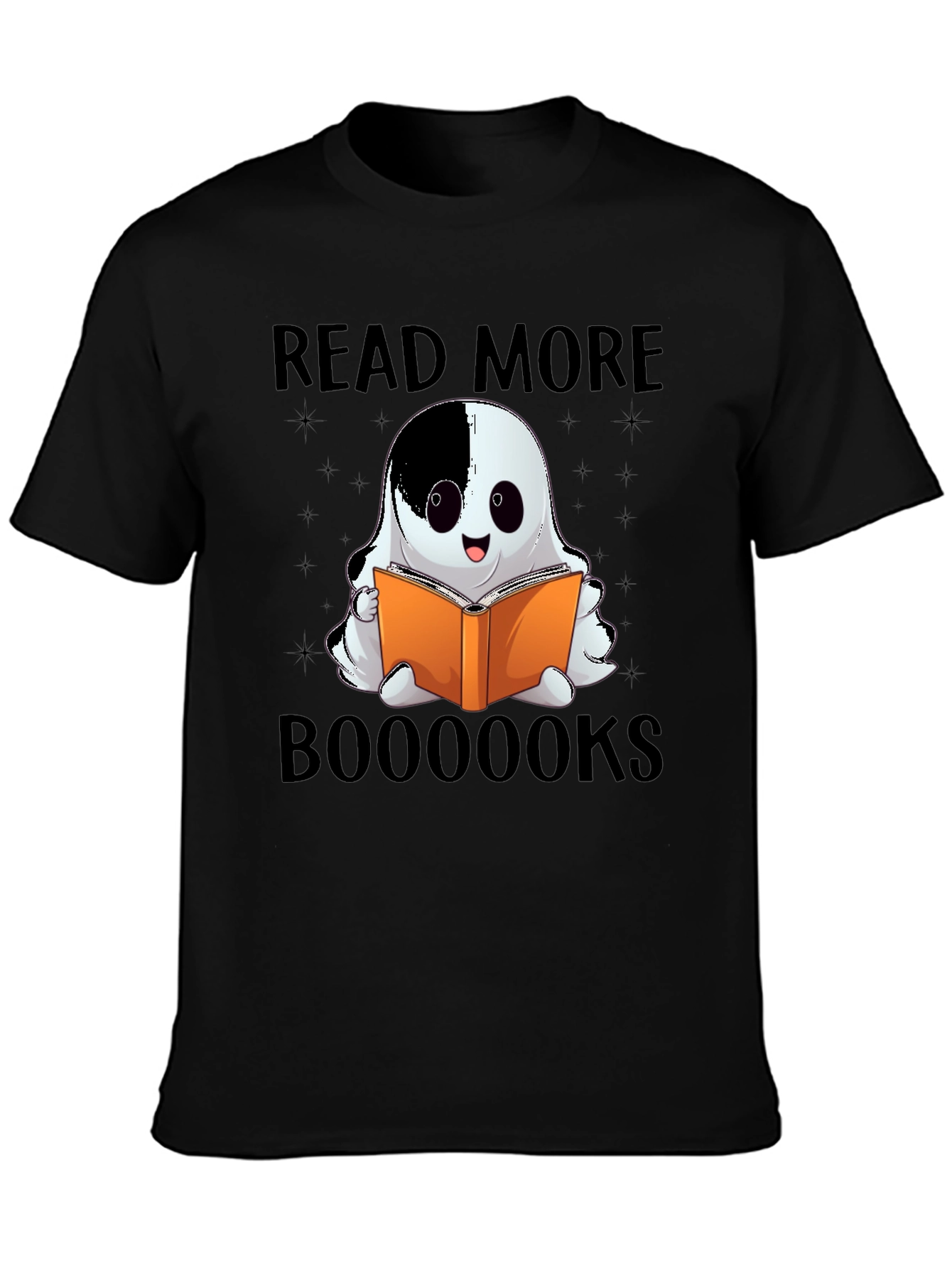 Read More Boooooks Halloween Ghost Reading T-Shirt