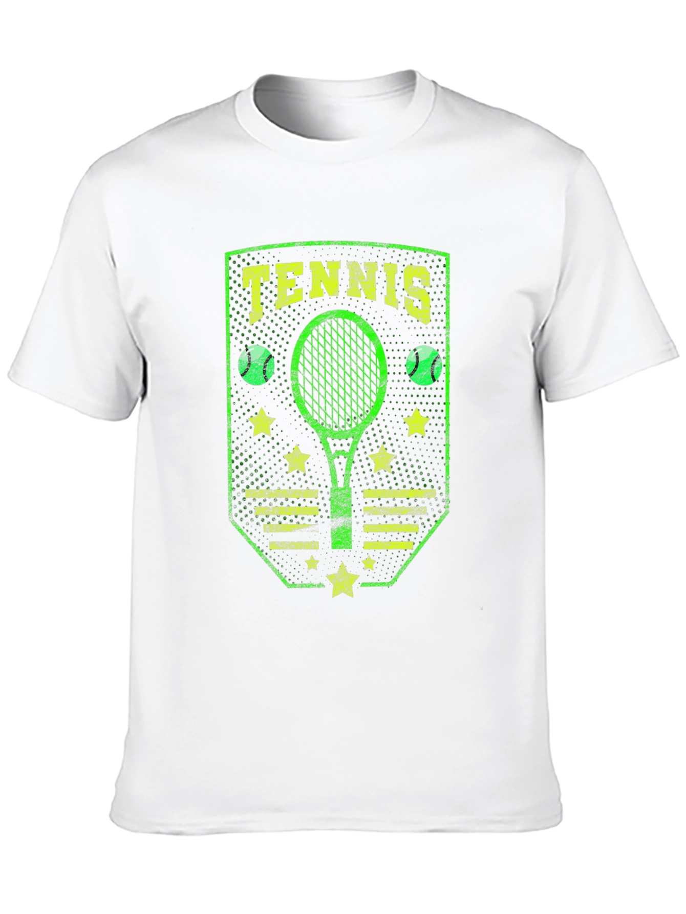 Tennis Racket Graphic Tee - Sporty Style