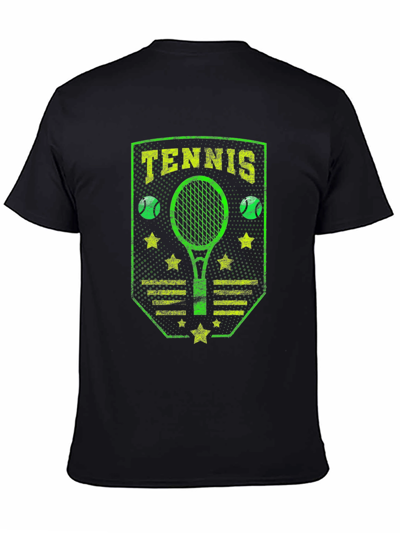 Tennis Racket Graphic Tee - Sporty Style
