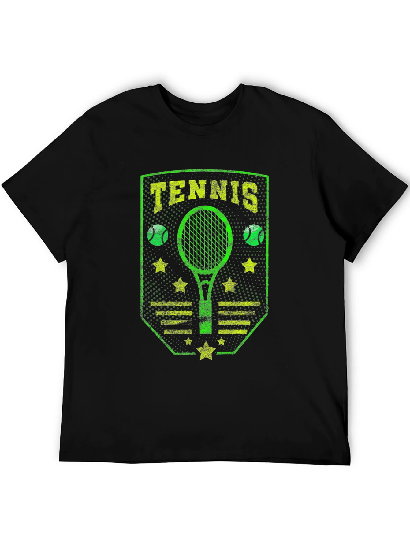 Tennis Racket Graphic Tee - Sporty Style