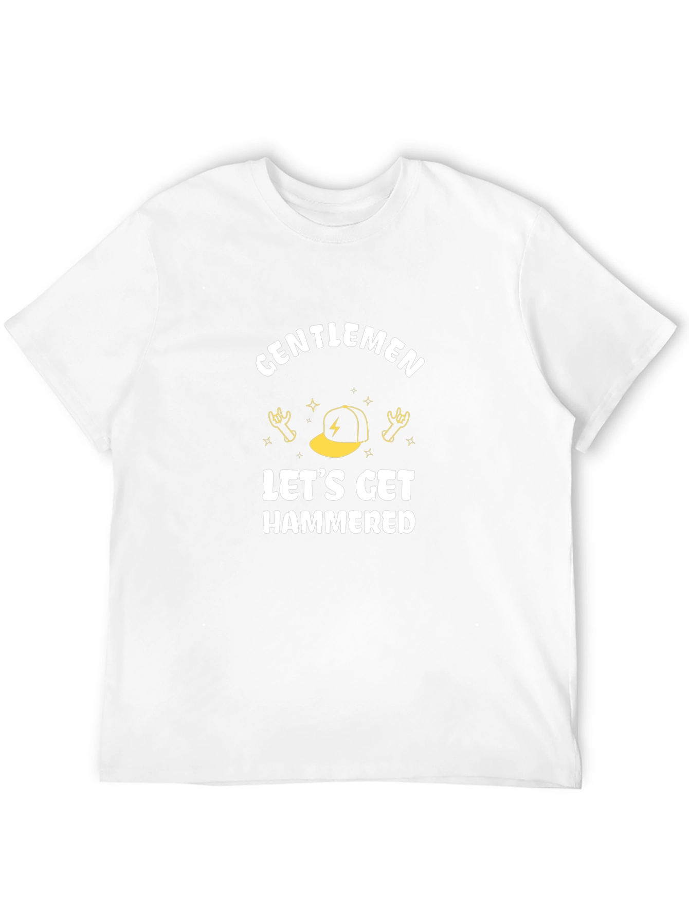 Gentlemen Lets Get Hammered Black T-Shirt
