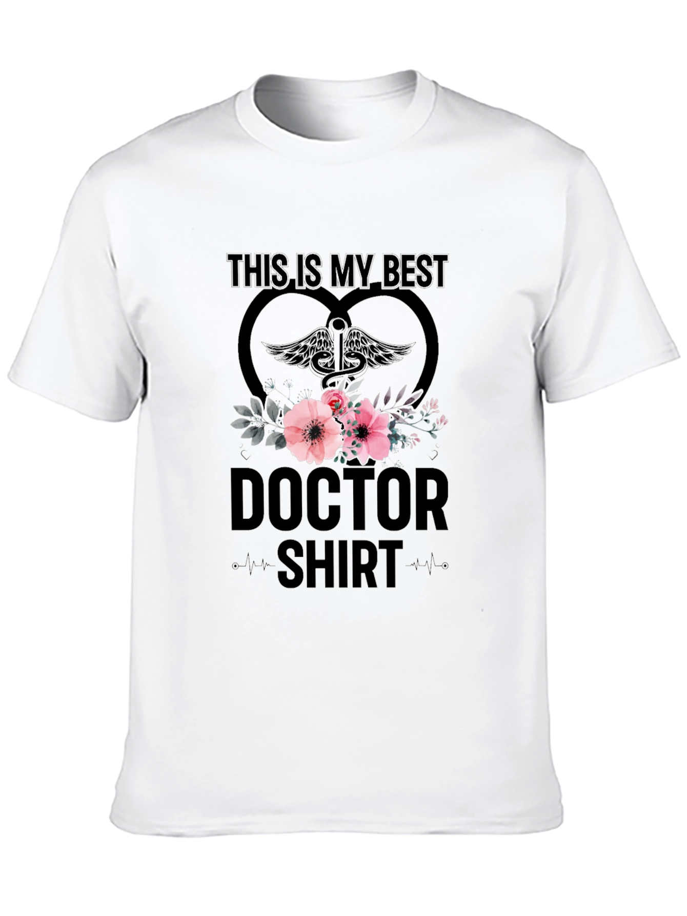 Doctor Shirt - Floral Medical Tee