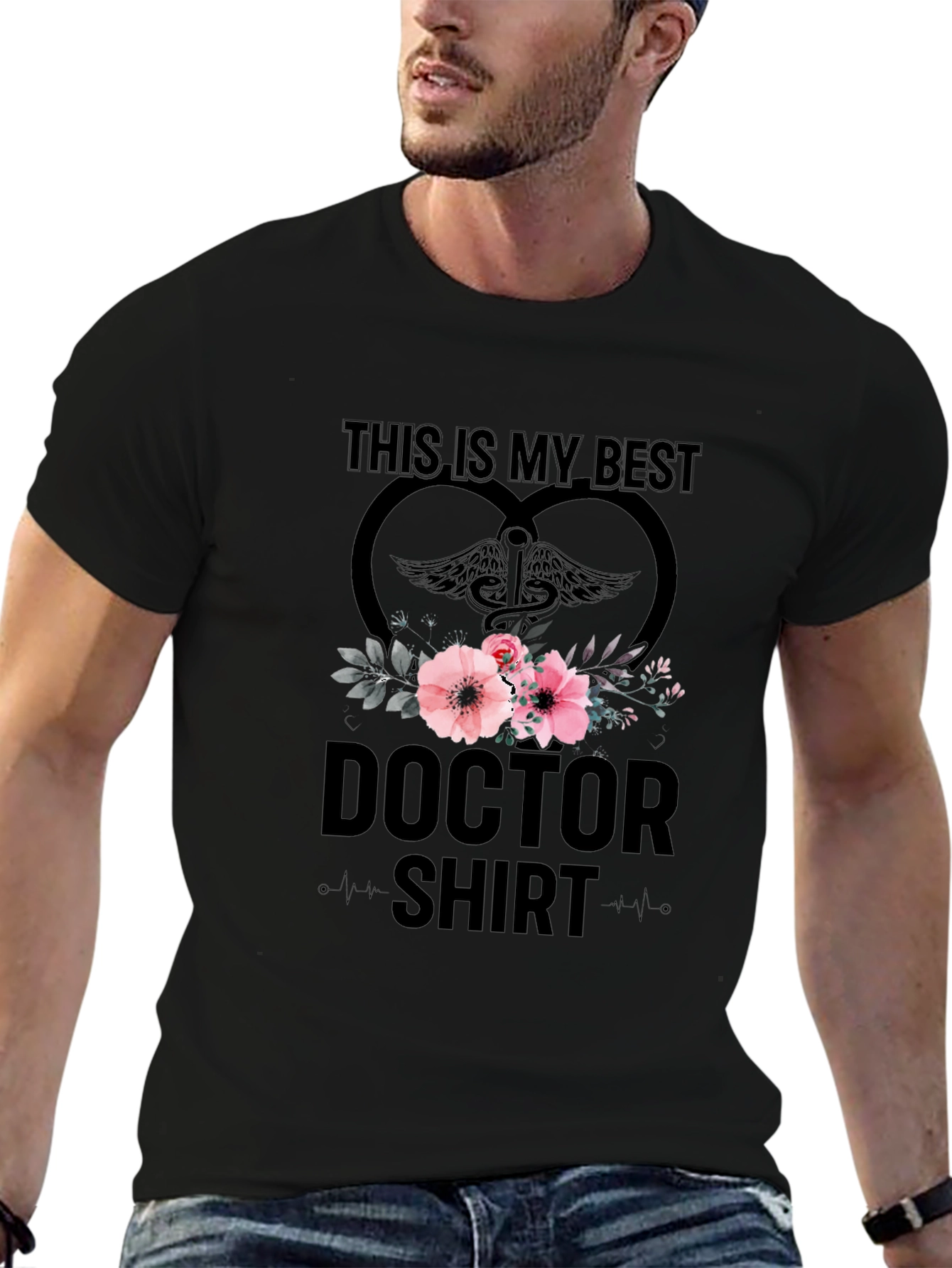 Doctor Shirt - Floral Medical Tee