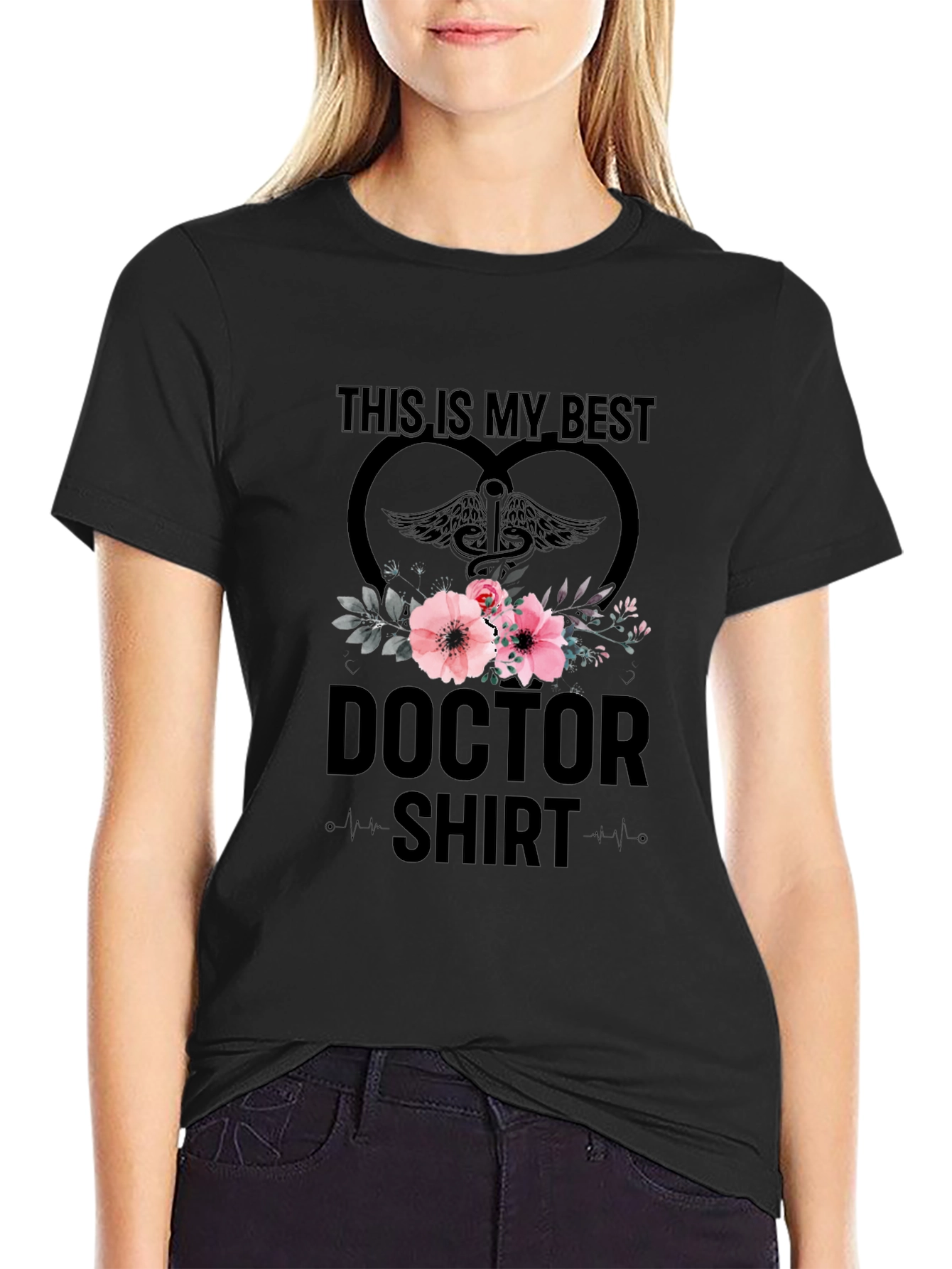 Doctor Shirt - Floral Medical Tee