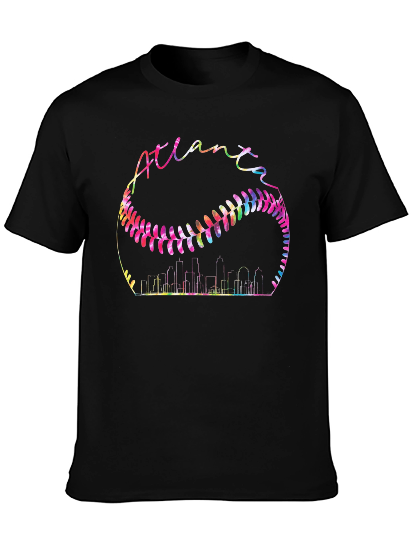 Atlanta Baseball Skyline Graphic Tee