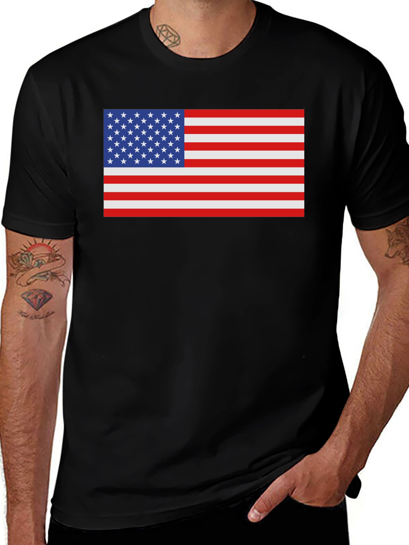 American Flag Graphic Tee - Patriotic Pride