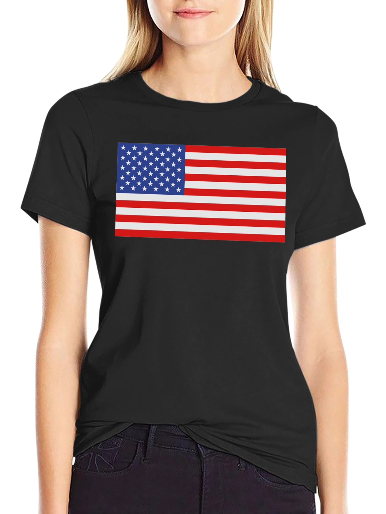 American Flag Graphic Tee - Patriotic Pride