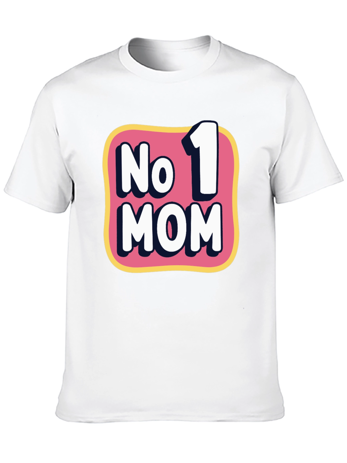 No. 1 Mom Graphic T-Shirt - Black