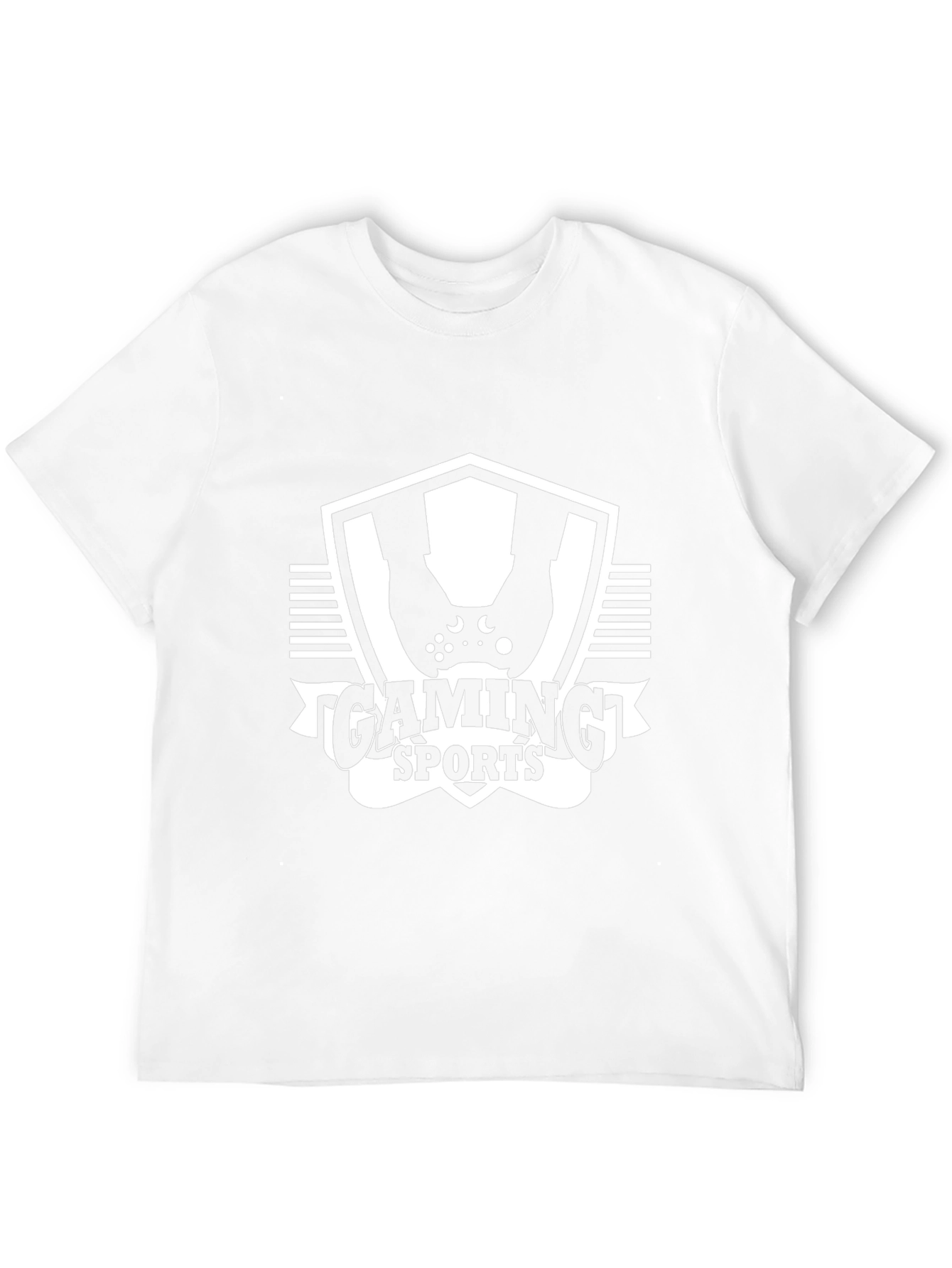 Gaming Sports Graphic T-Shirt - Black