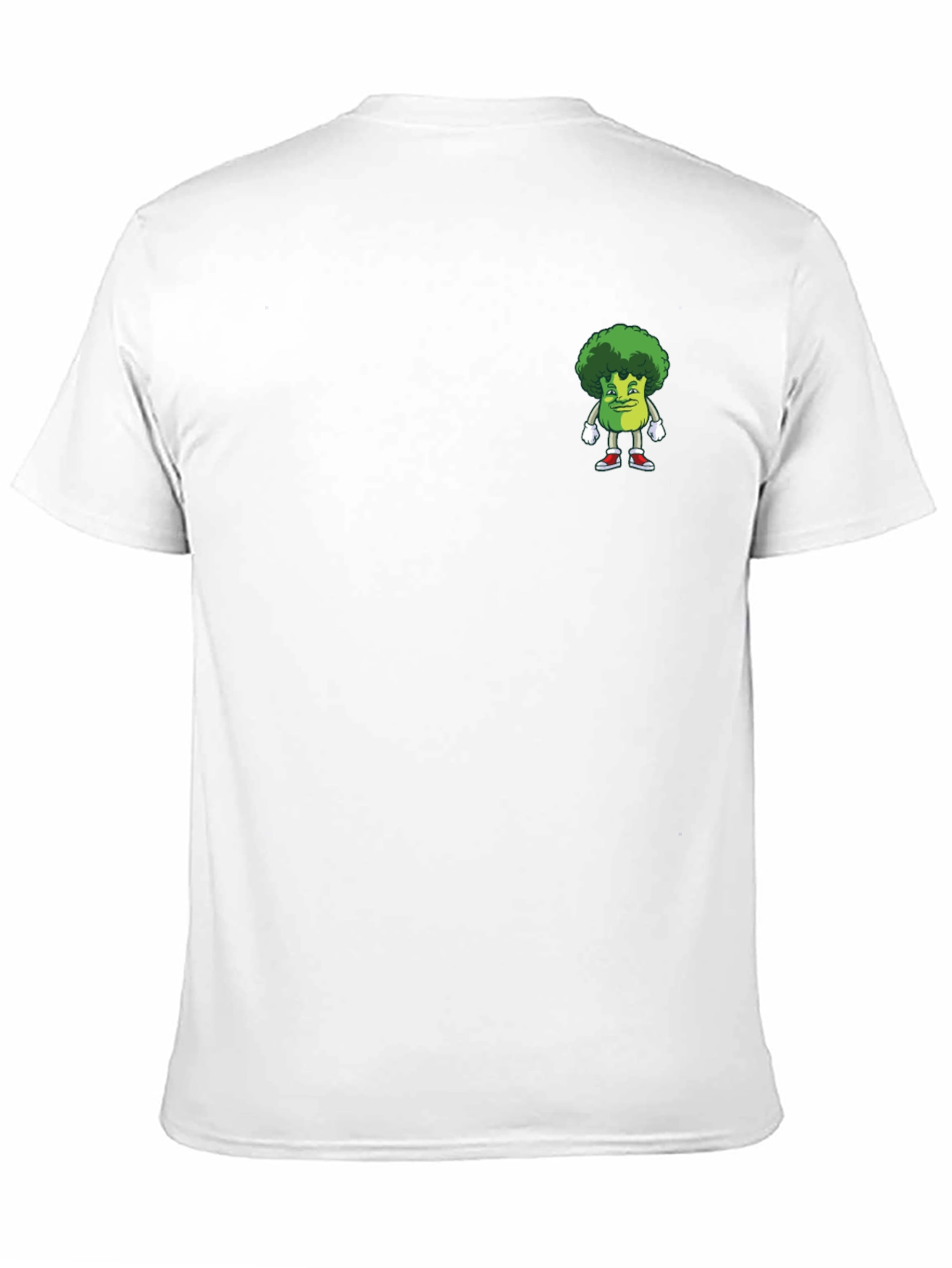Broccoli Character Graphic Tee - Black