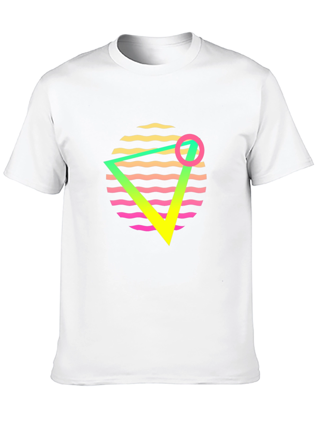 Retro Wave Graphic Tee - 80s Style T-Shirt