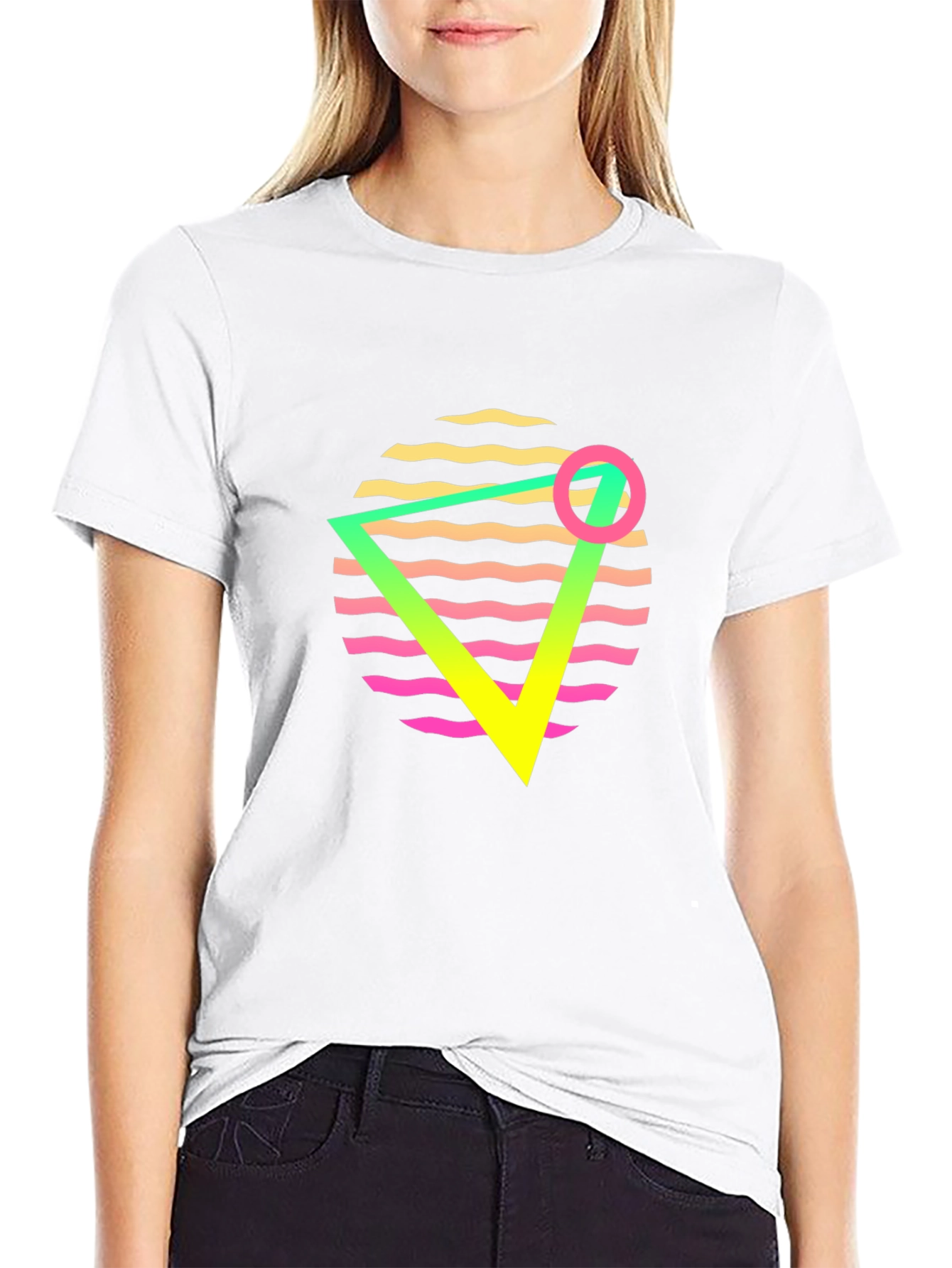 Retro Wave Graphic Tee - 80s Style T-Shirt