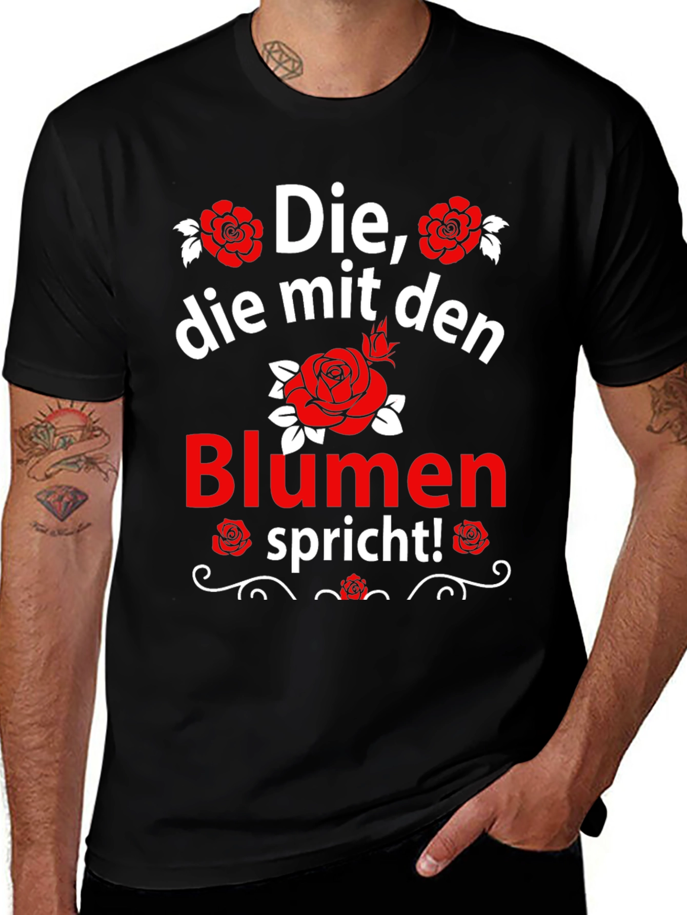 Die mit den Blumen Spricht! T-Shirt